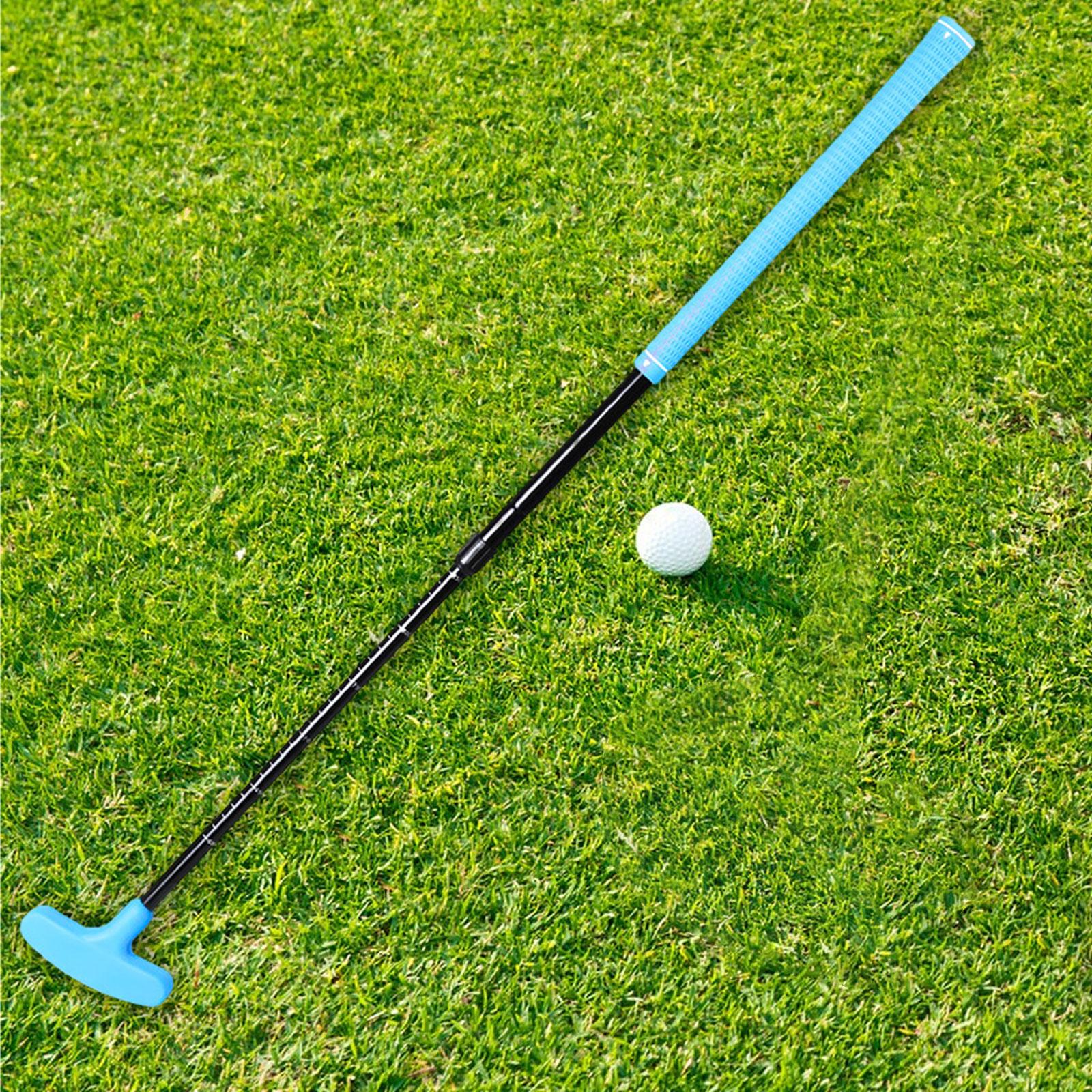 Golf Putter Retractable Yard with Premium Grip for Adults Kids Golf Club Blue