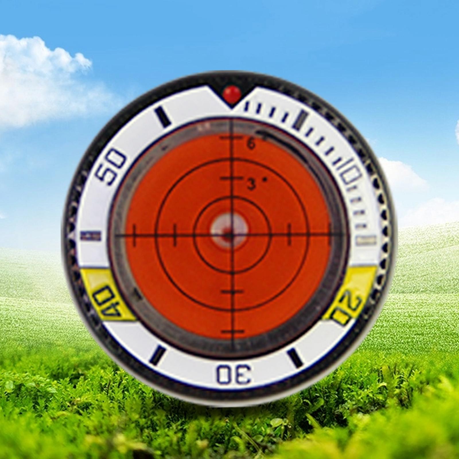 Golf Ball Marker High Precision Alignment Reader Tool Golf Putting Green Reader Orange Color Green