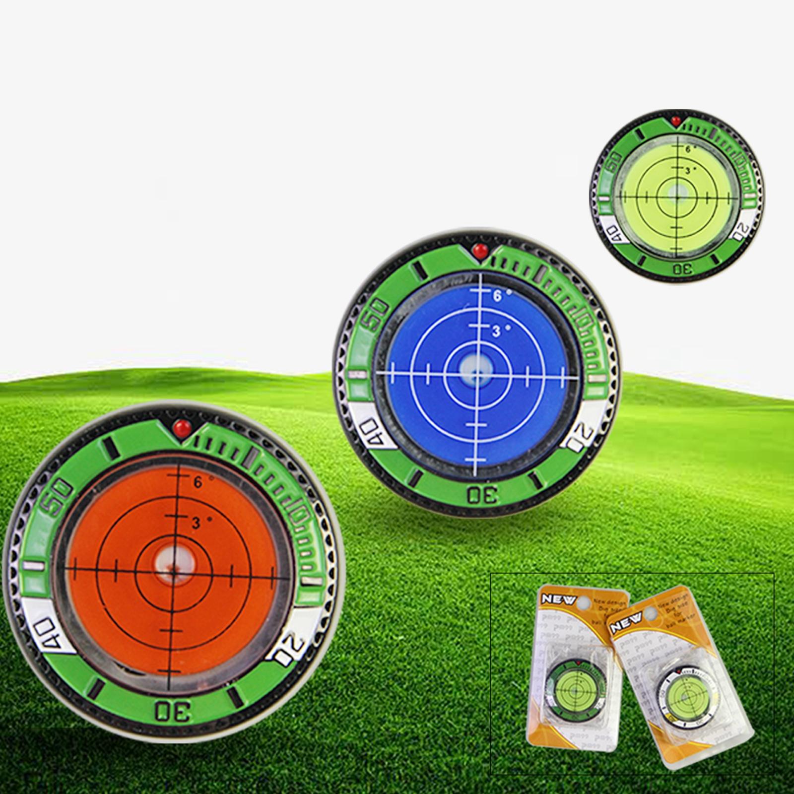 Golf Ball Marker High Precision Alignment Reader Tool Golf Putting Green Reader Orange Color Green