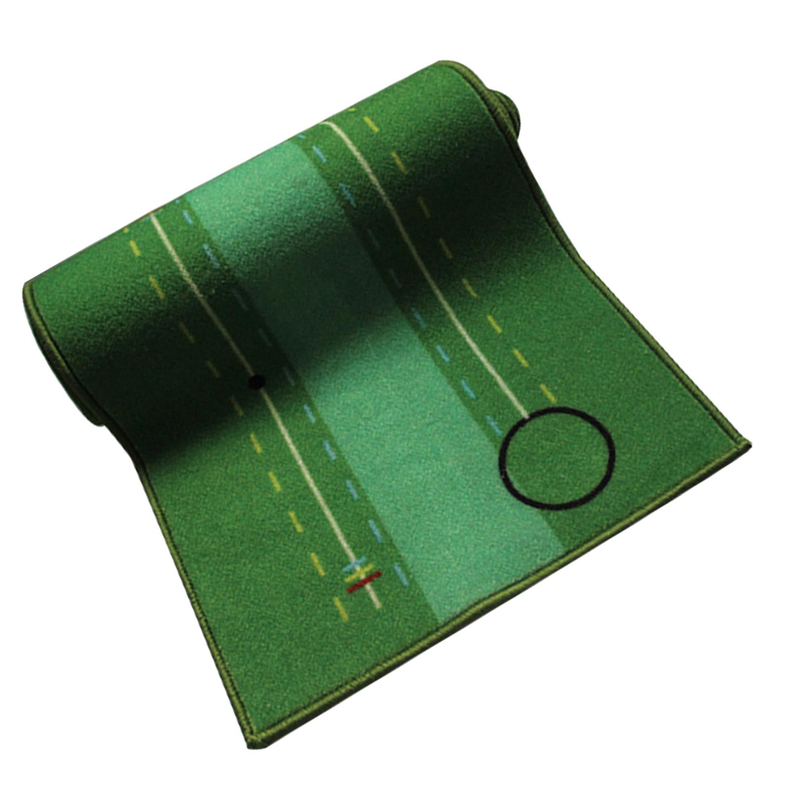 Golf Putting Mat Garden Portable Golf Hitting Mat Office Improve Golf Skills Style B