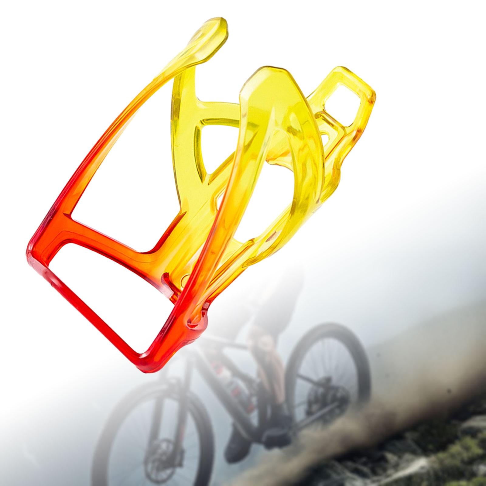 Bike Water Bottle Holder Strong Water Drink Holder for Mountain Bike Cycling Red Yellow