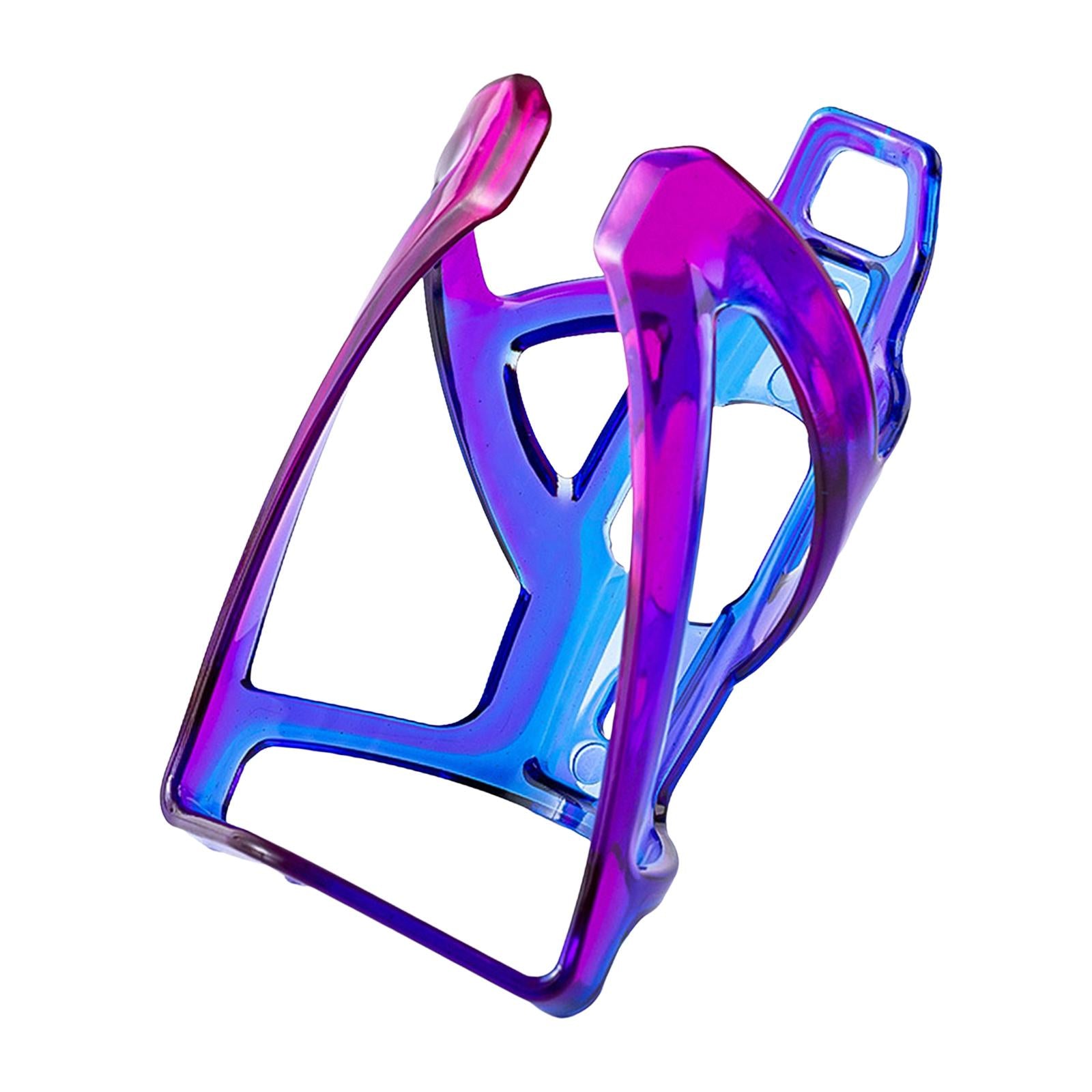 Bike Water Bottle Holder Strong Water Drink Holder for Mountain Bike Cycling Blue Purple
