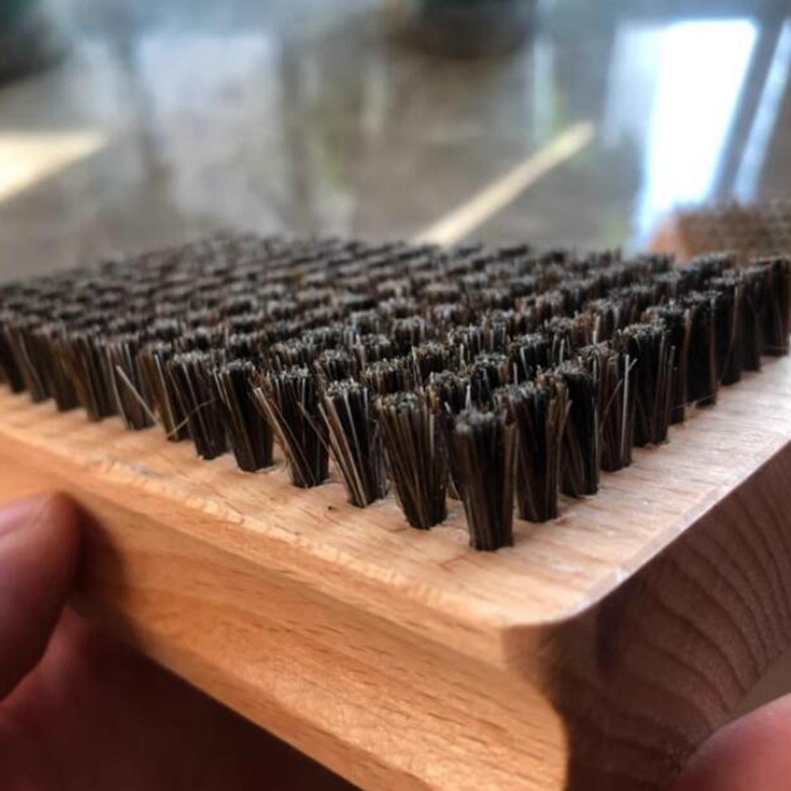 Snowboard Wax Brush Removing Wax Convenient Ski Brush for Outdoor Ski Travel Horsehair Brush