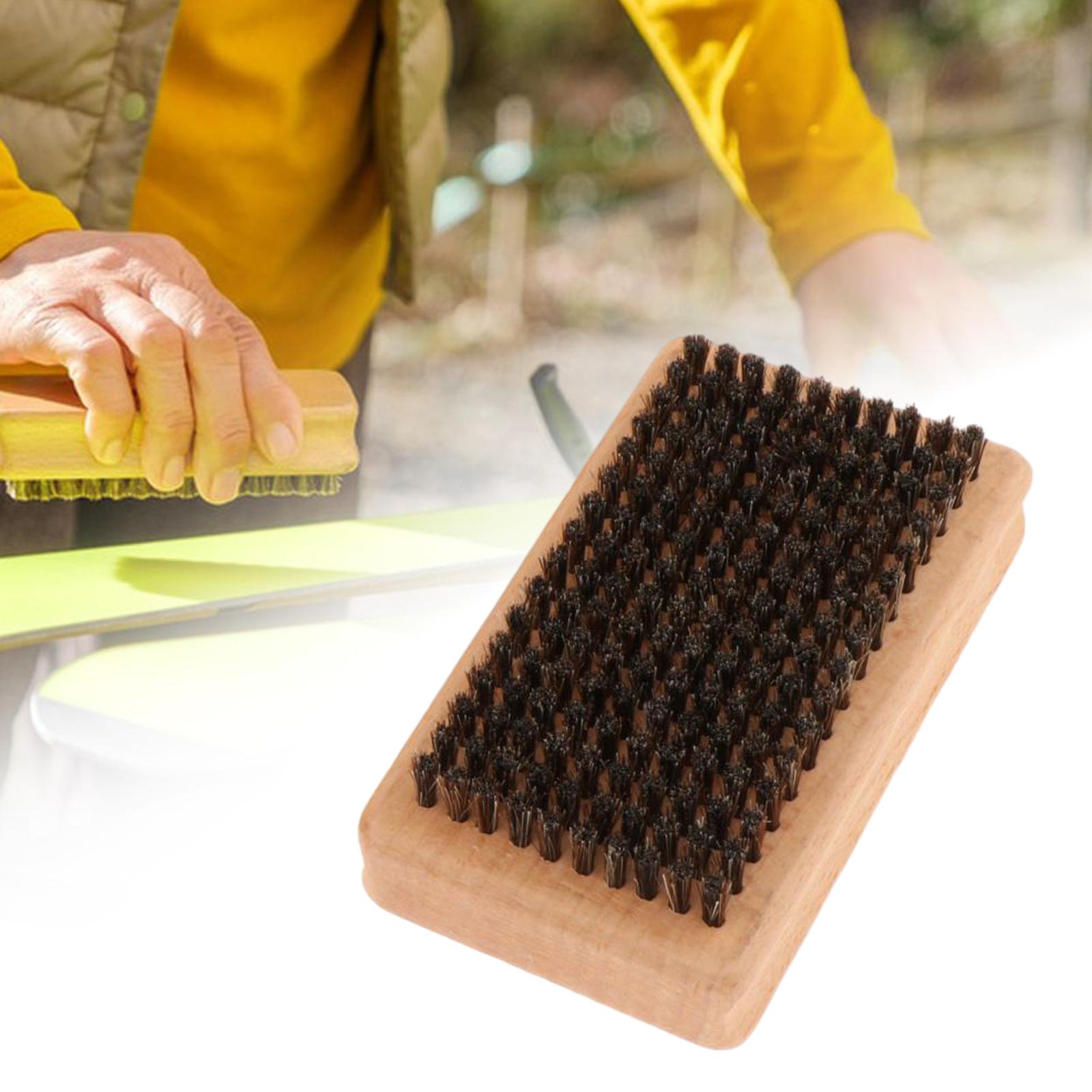 Snowboard Wax Brush Removing Wax Convenient Ski Brush for Outdoor Ski Travel Horsehair Brush