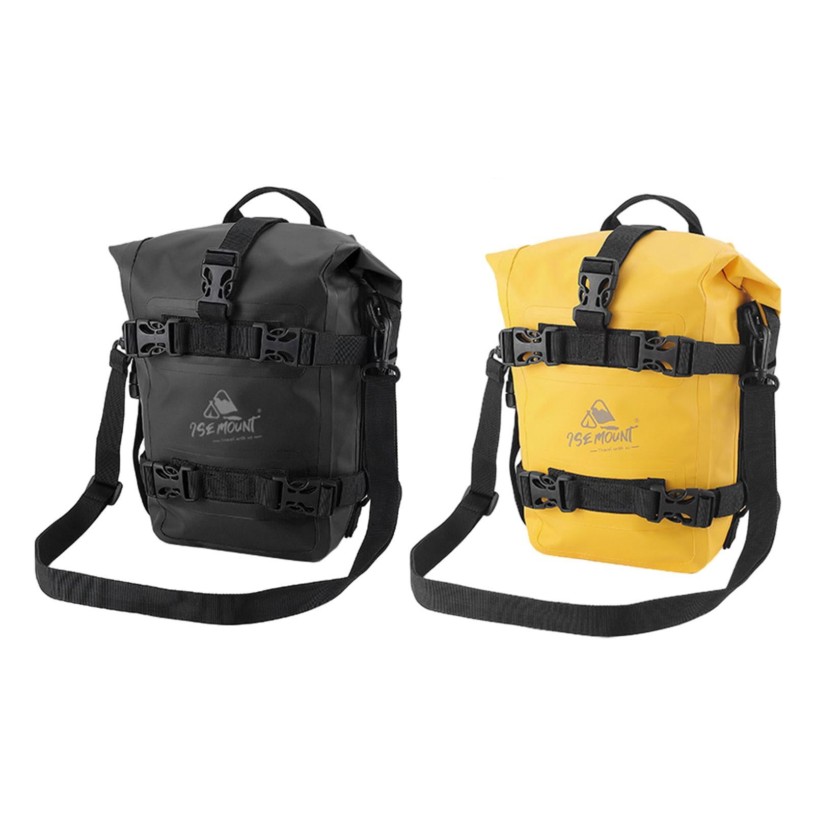 Motorcycle Saddlebag Durable Motorcycle Bag for Bicycling Biking Motorbiking Black