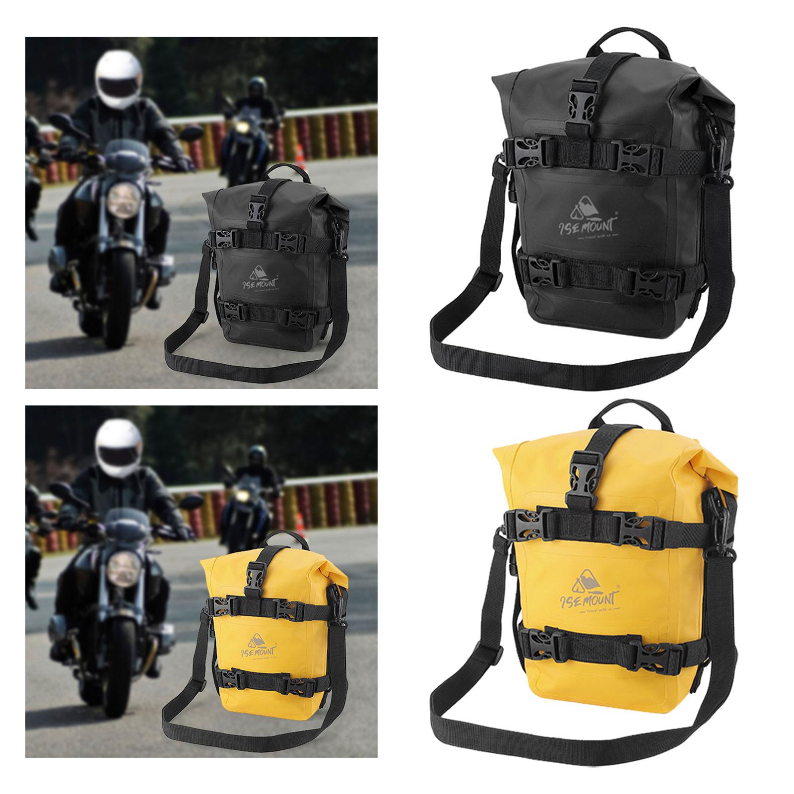 Motorcycle Saddlebag Durable Motorcycle Bag for Bicycling Biking Motorbiking Black