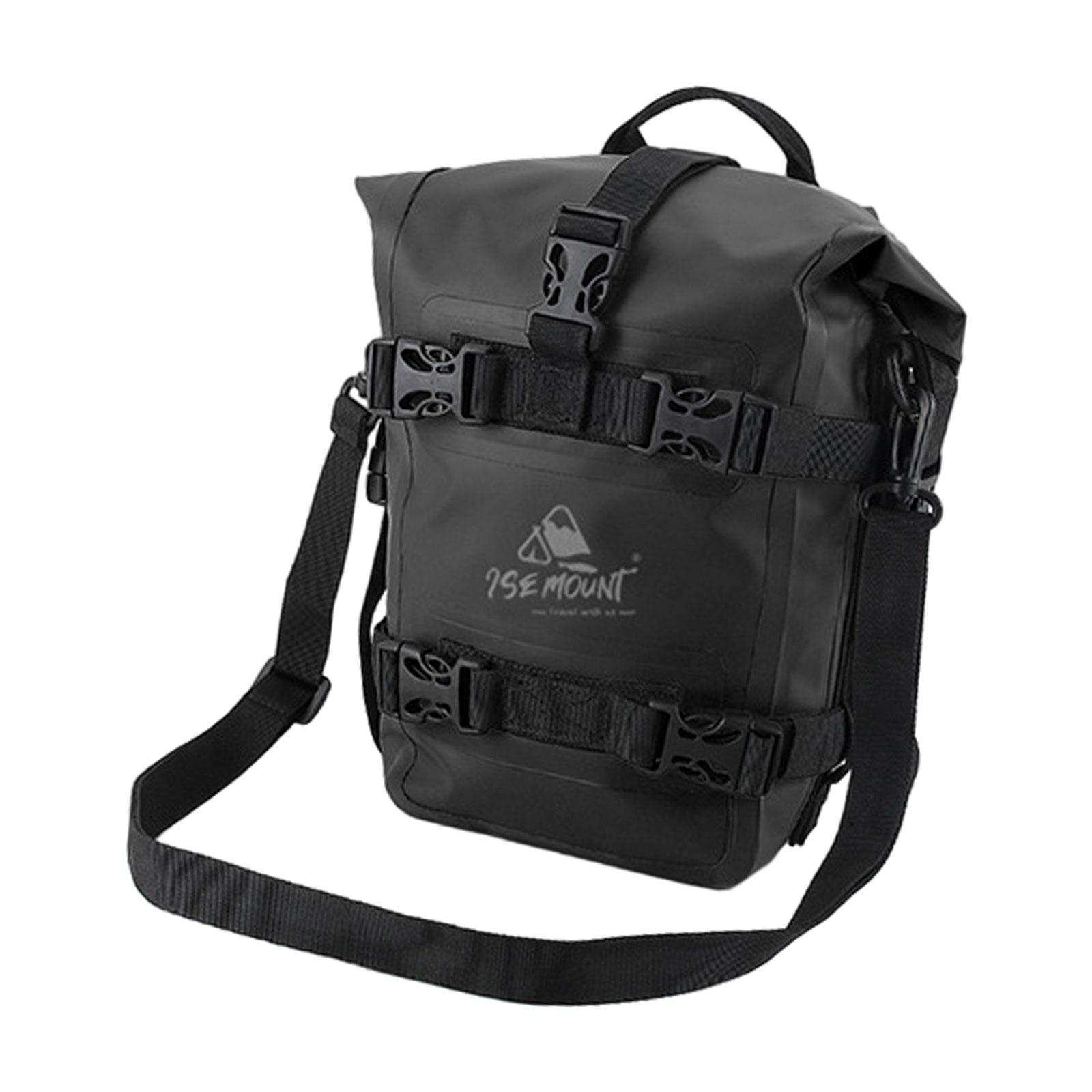 Motorcycle Saddlebag Durable Motorcycle Bag for Bicycling Biking Motorbiking Black
