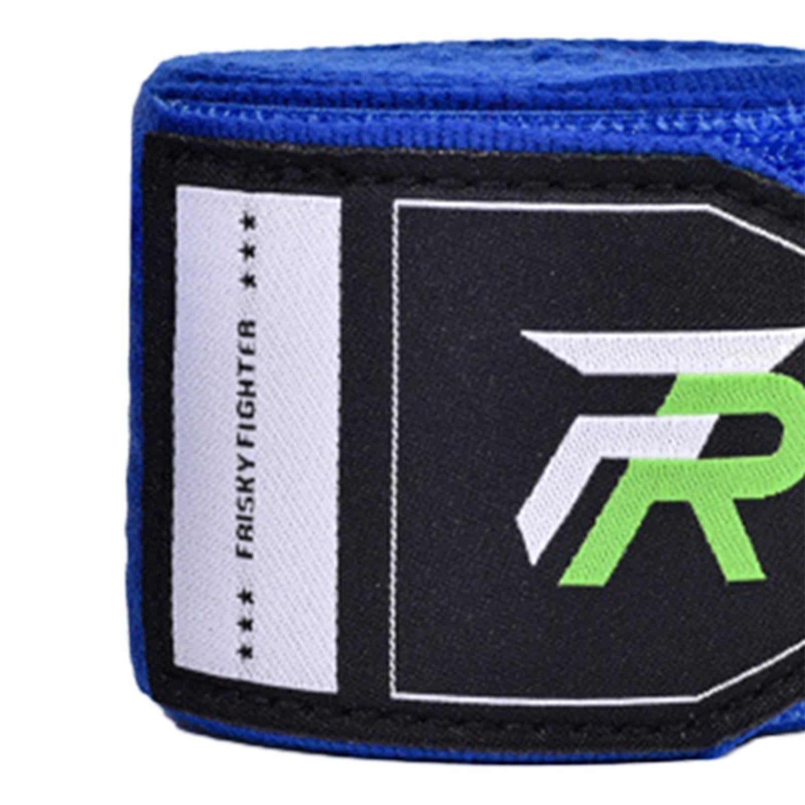 2x Boxing Hand Wraps 300cm Kickboxing Hand Wraps for Workout Sparring Karate Blue