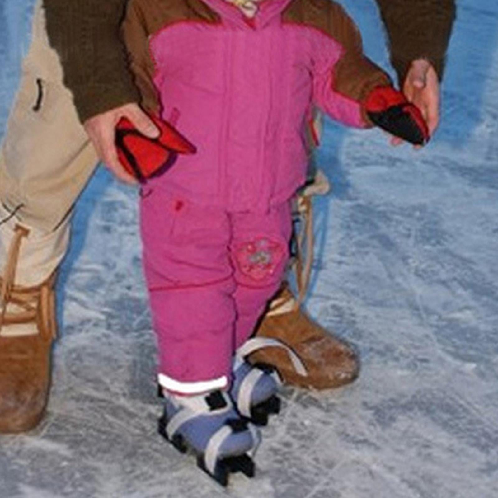 Toddler Ice Skates Adjustable Kids Ice Skates for Youth Beginners Boys Girls blue