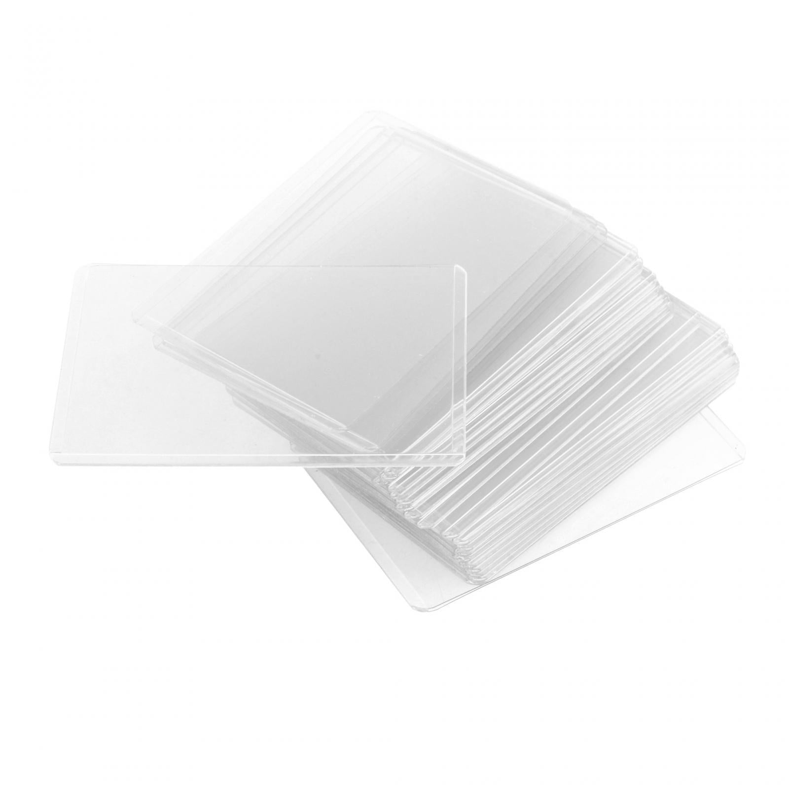 25 Pieces Card Sleeves Portable for Hobbyists Golf Hockey Cards Sports Cards