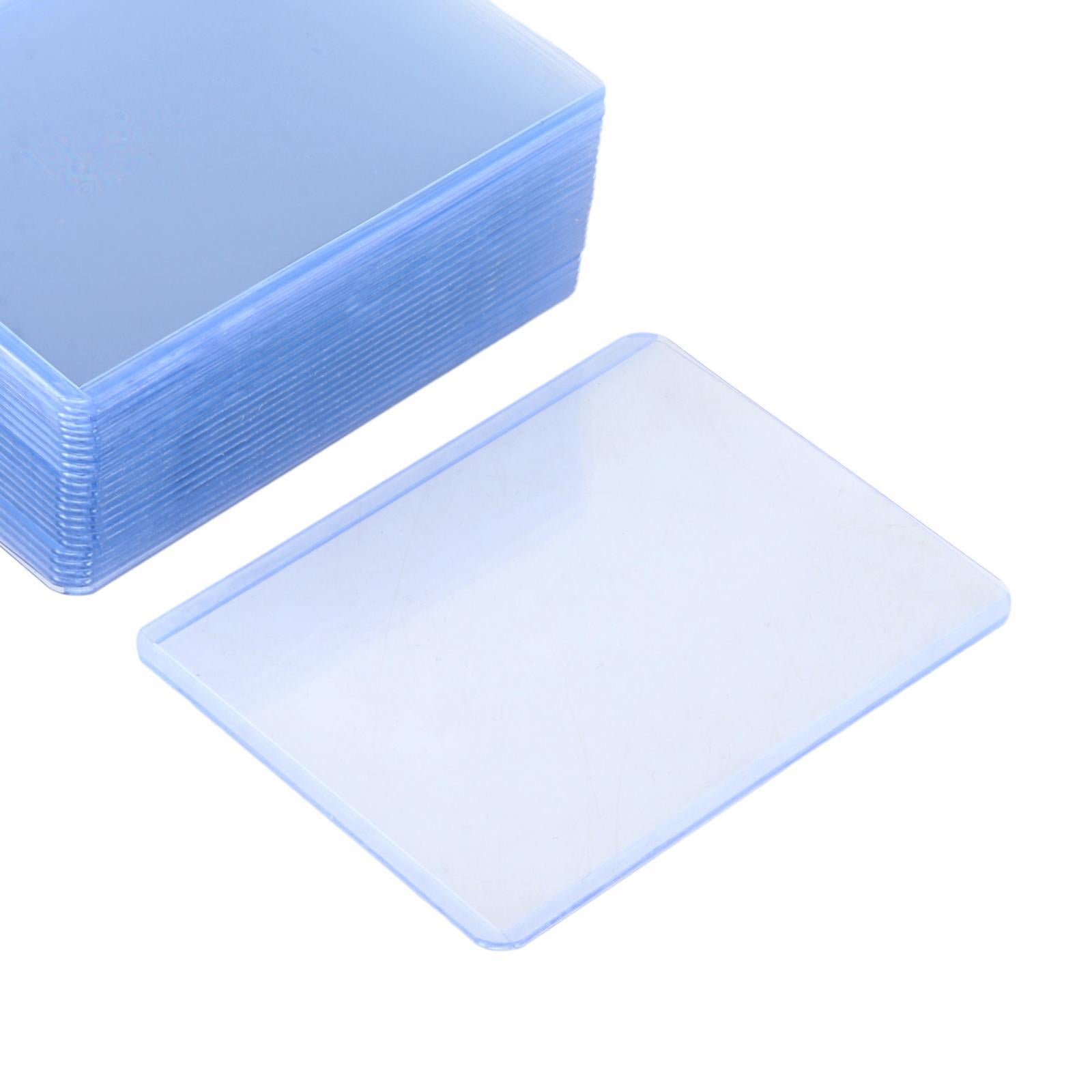 25 Pieces Clear Card Sleeves for Gaming Cards Golf Hockey Cards Sports Cards