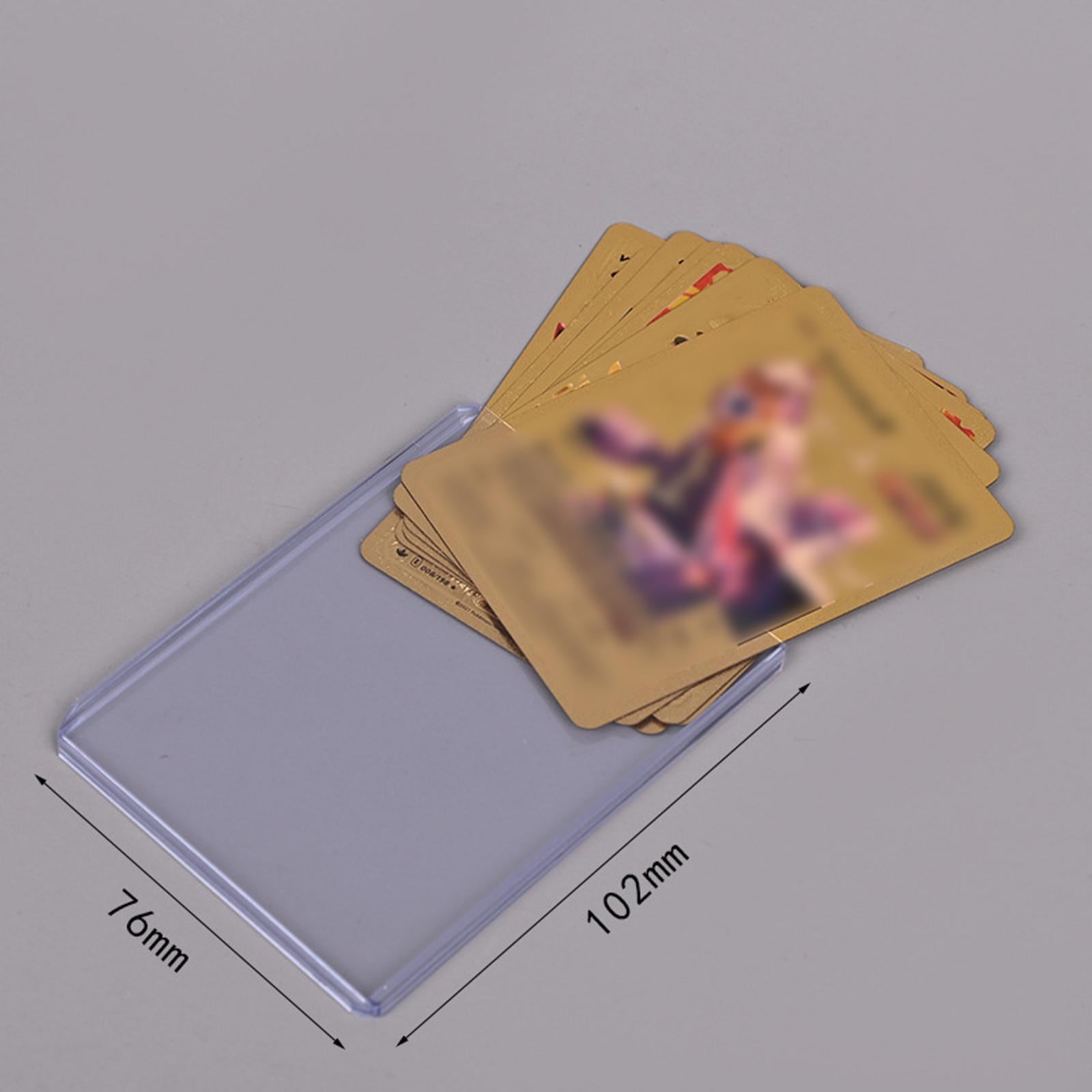 25 Pieces Card Sleeves Practical Card Holder for Hobbyists Collectible Cards