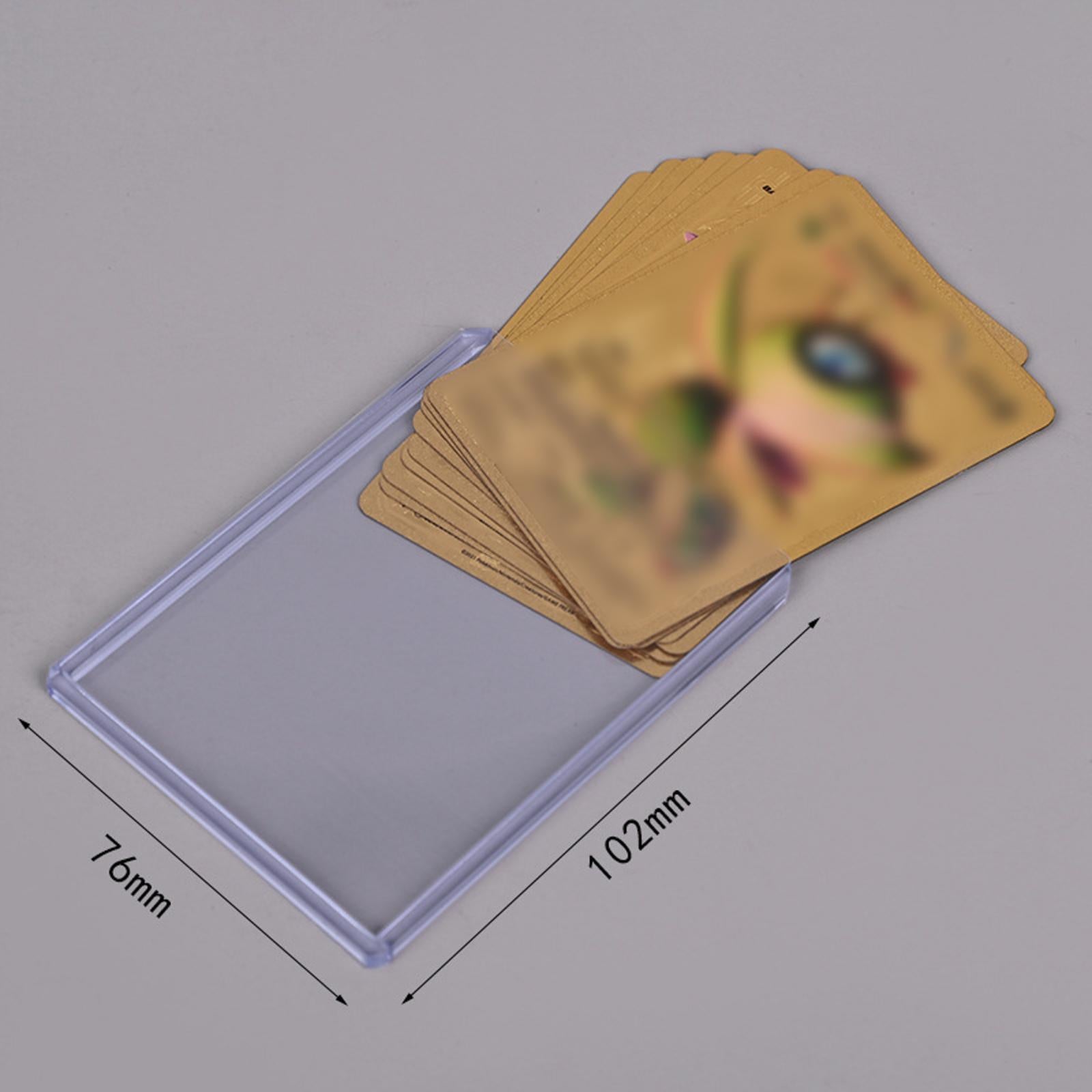 25Pcs Trading Card Sleeves for Gaming Cards Golf Hockey Cards Pro Collectors