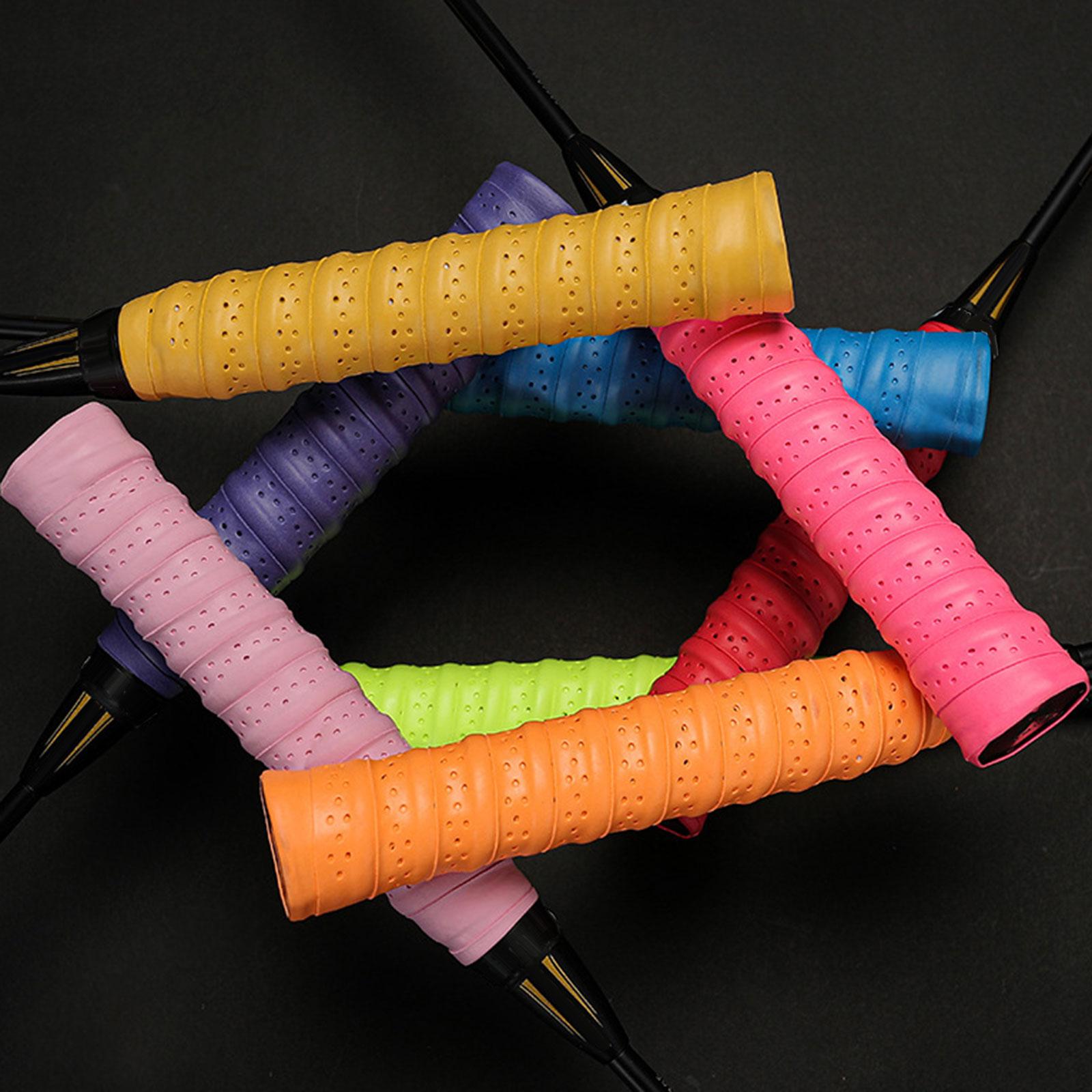 Tennis Racket Grip Tape Fishing Rod Sweat Absorbing Nonslip Sweat Sport Band green