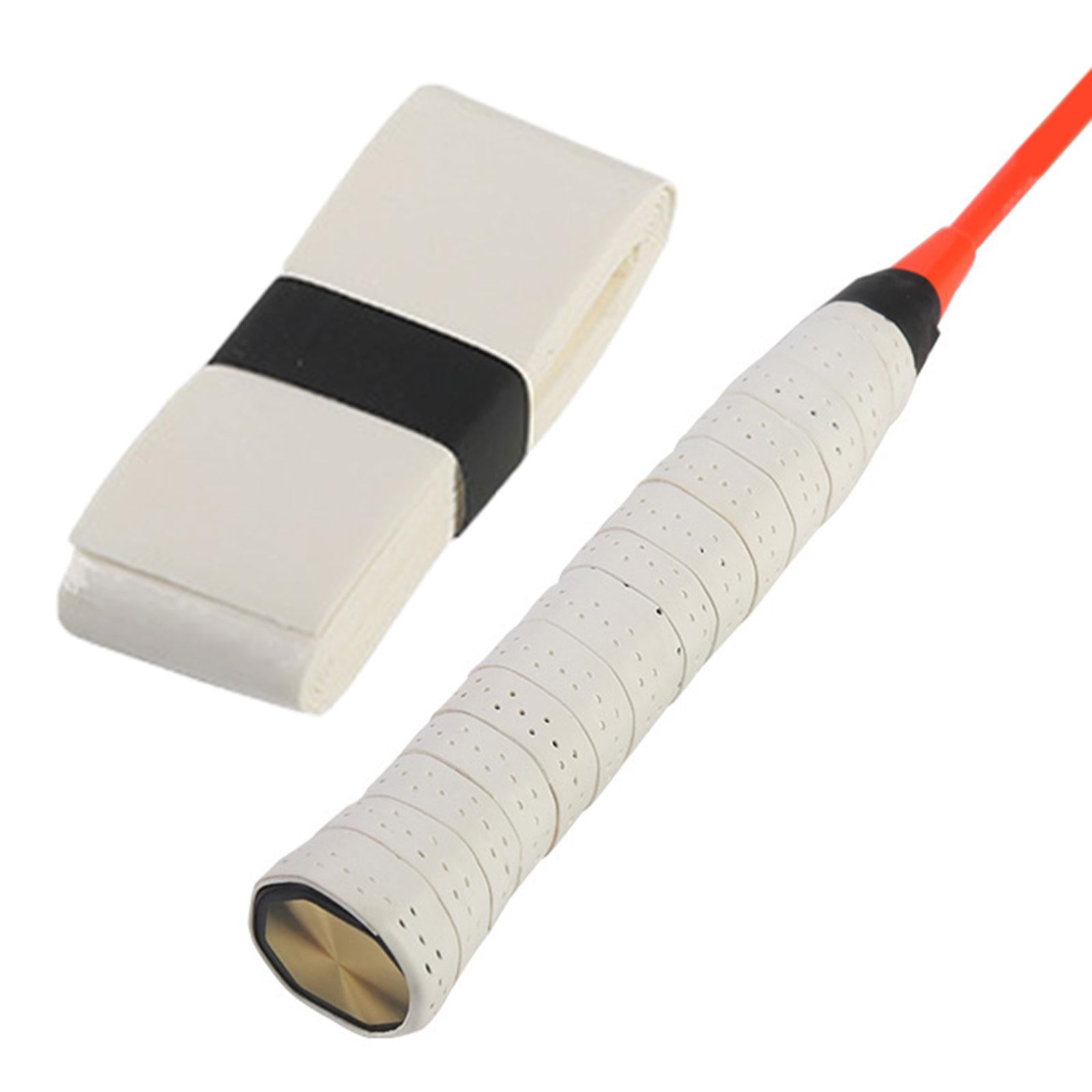 2xTennis Badminton Racket Wrap Tape Accessories Overgrip Grip Tape Handle Tape White