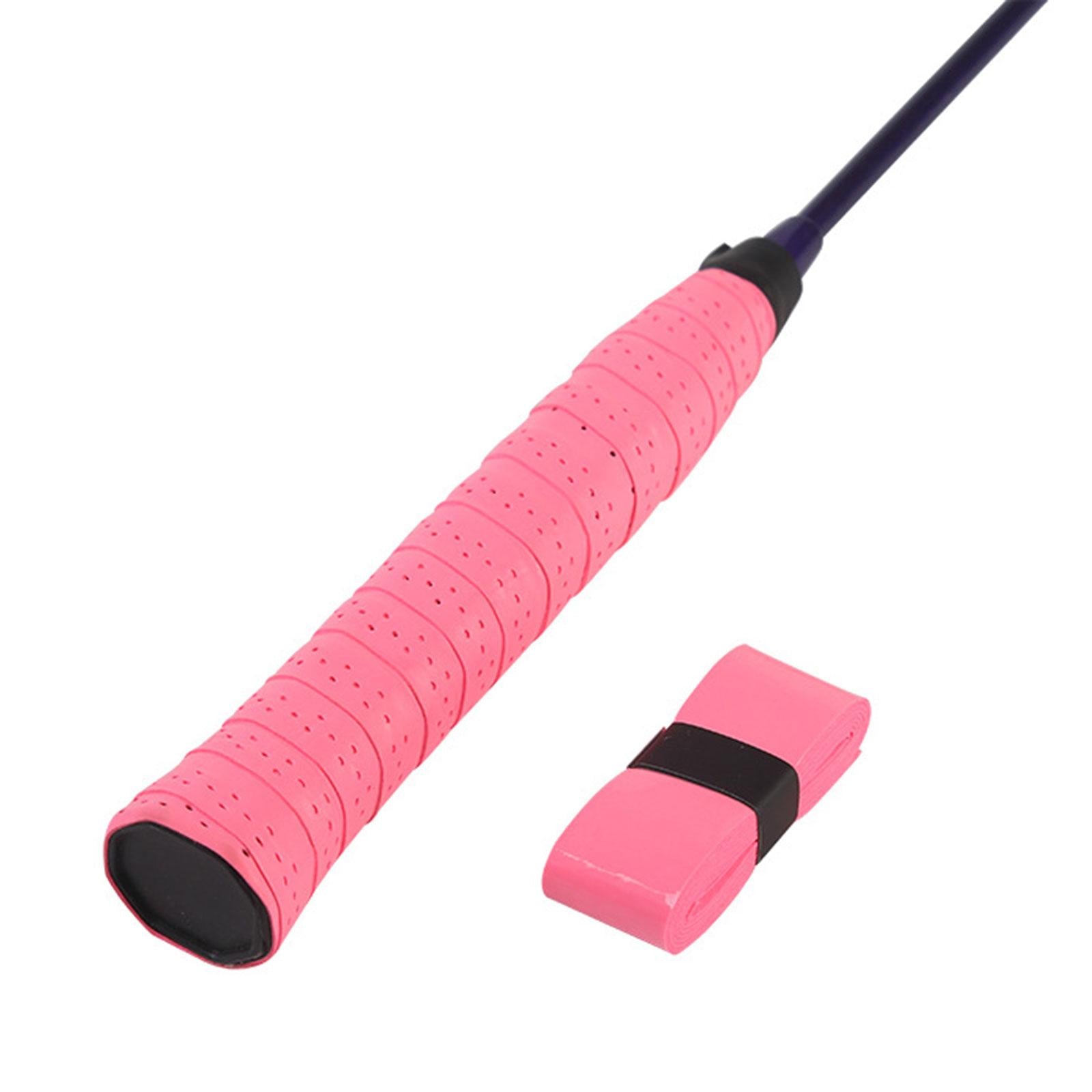 2xTennis Badminton Racket Wrap Tape Accessories Overgrip Grip Tape Handle Tape Pink