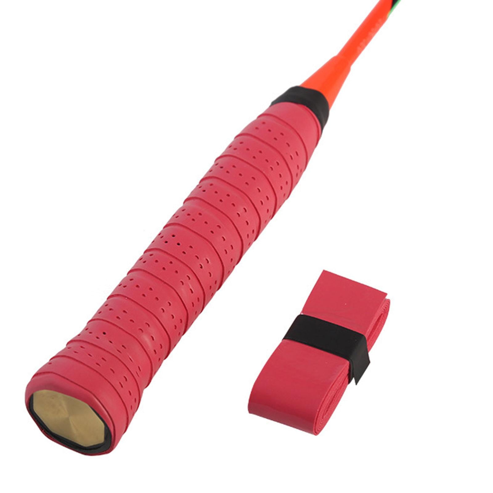 Tennis Badminton Racket Wrap Tape Accessories Overgrip Grip Tape Handle Tape Red