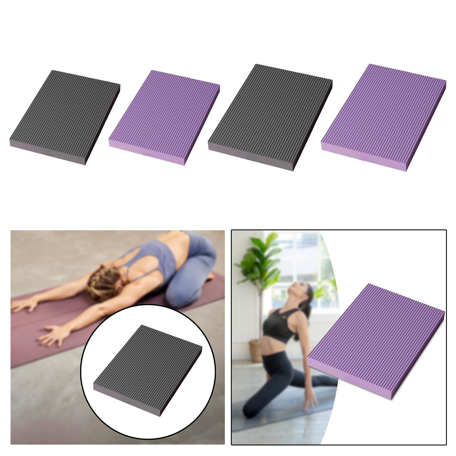 Balance Pad Equipment Core Trainer Anti Slip Knee Pad for Exercise Squat Gym Black 40cmx33cmx2cm