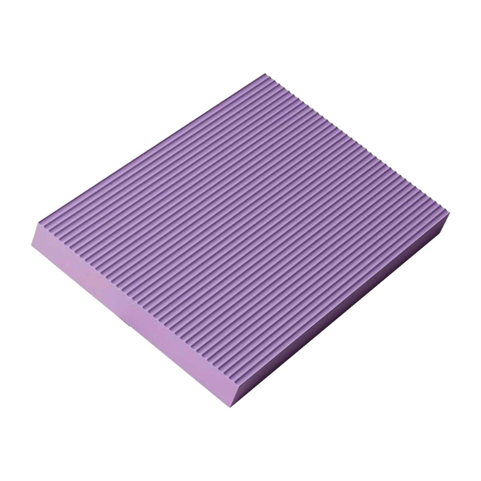 Balance Pad Equipment Core Trainer Anti Slip Knee Pad for Exercise Squat Gym Violet 50cmx40cmx4cm