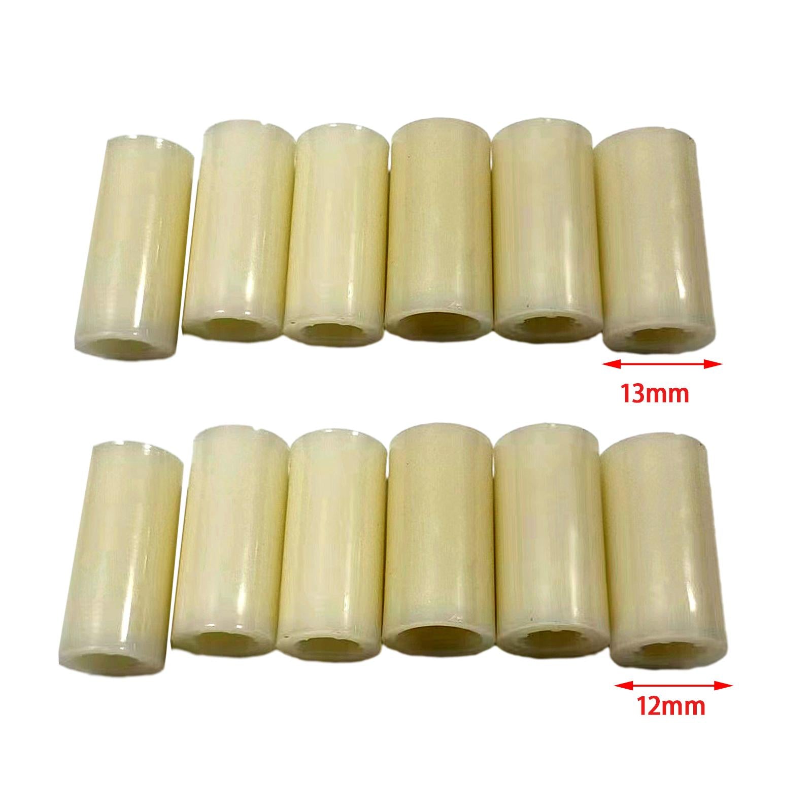 2x6 Pieces Billiard Cue Stick Ferrules 25mm Tubes for Billiard Pool Cue Repair 13mm