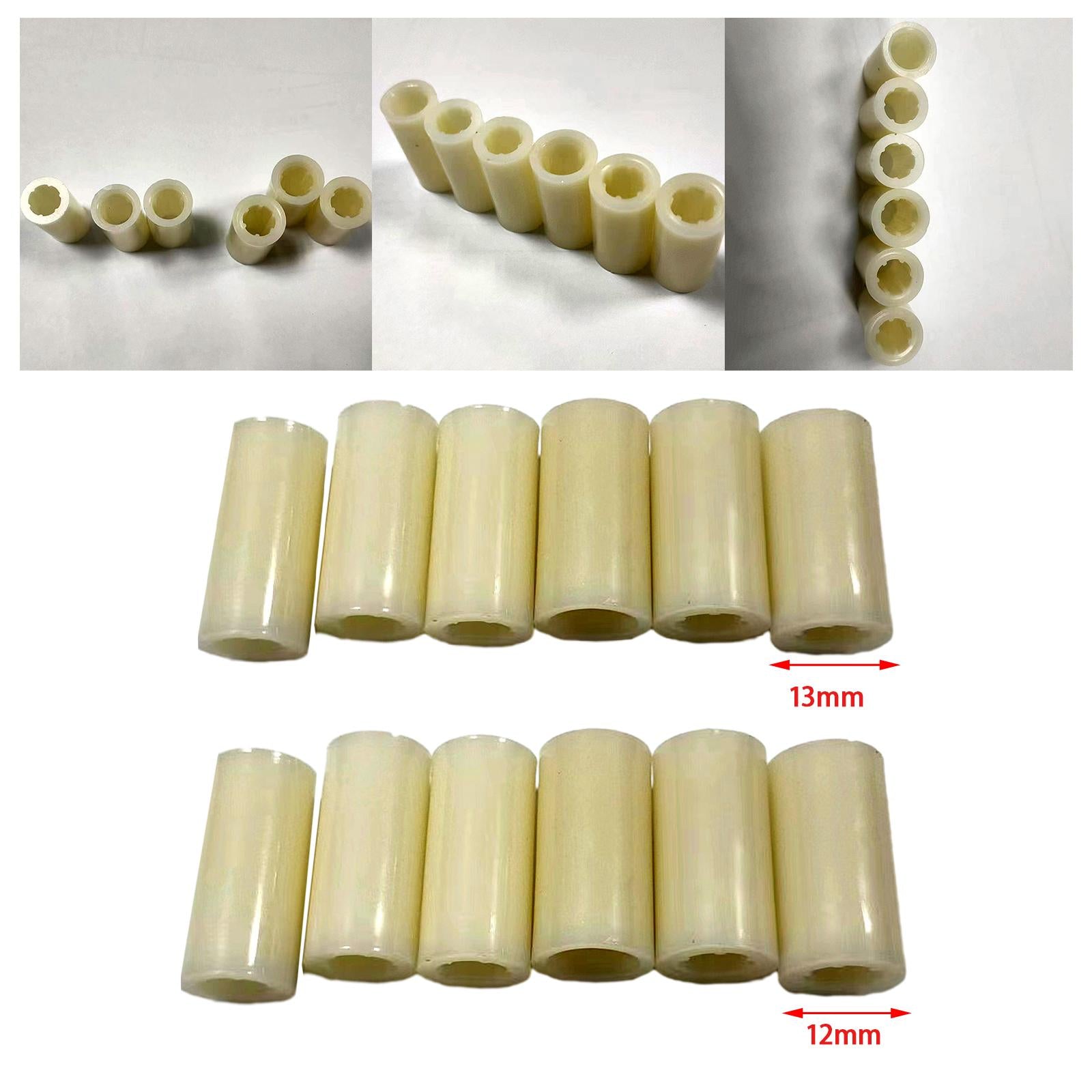 3x6 Pieces Billiard Cue Stick Ferrules 25mm Tubes for Billiard Pool Cue Repair 13mm