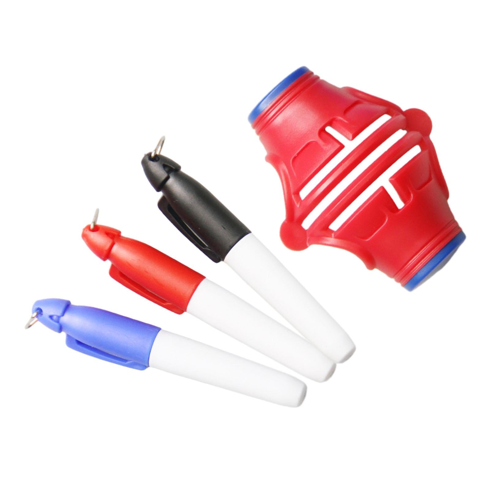 Golf Ball Liner Golf Ball Marking Template for Training Outdoor Golfer Gifts Red