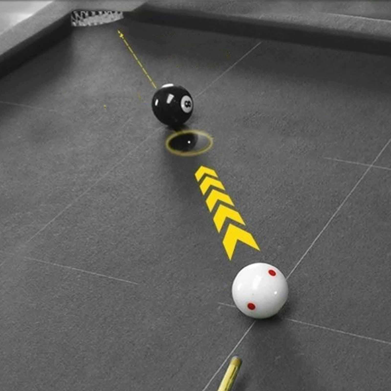 2xBilliard Training Pad Helper Agility Training 91mmx58mm Billiard Aims Trainer