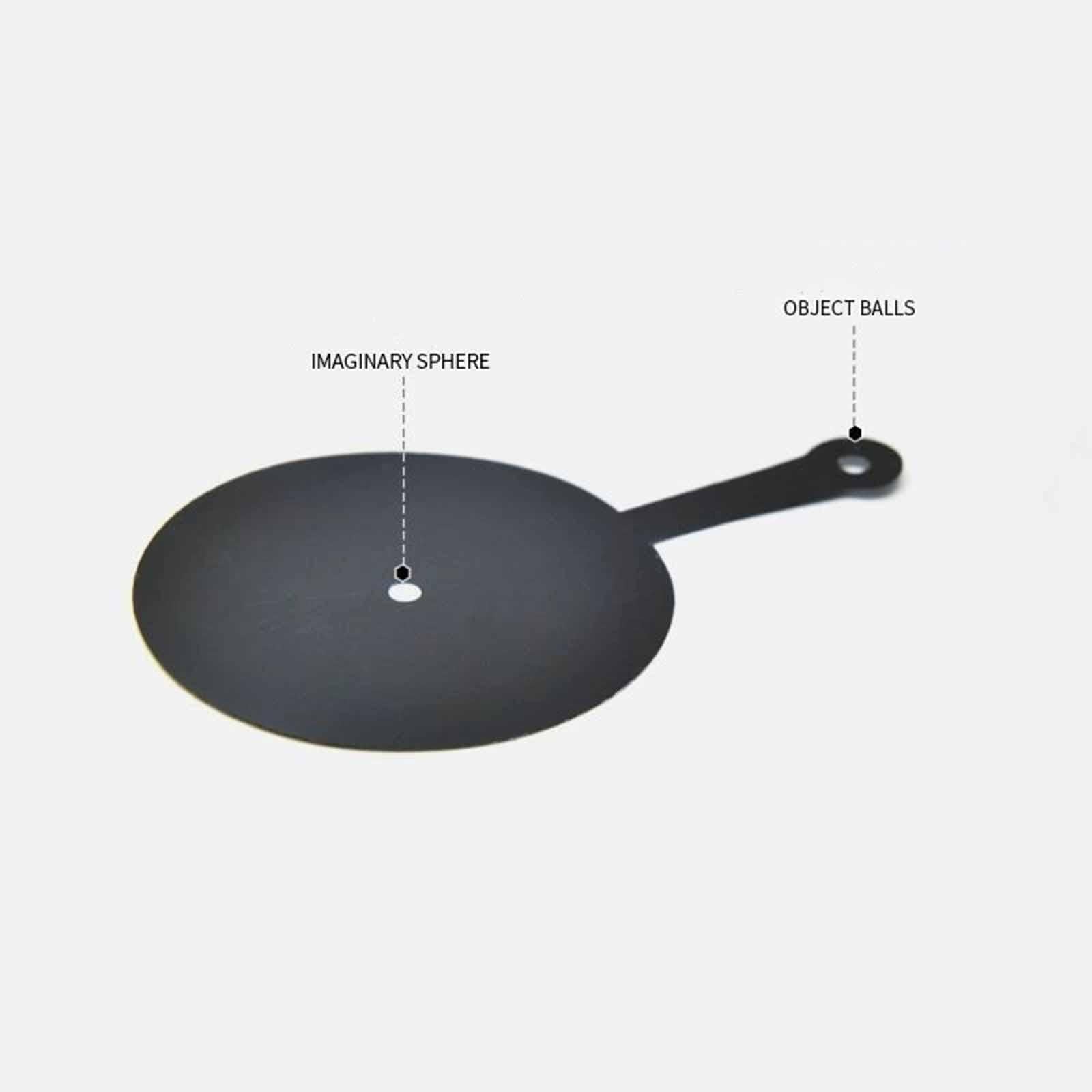 2xBilliard Training Pad Helper Agility Training 91mmx58mm Billiard Aims Trainer