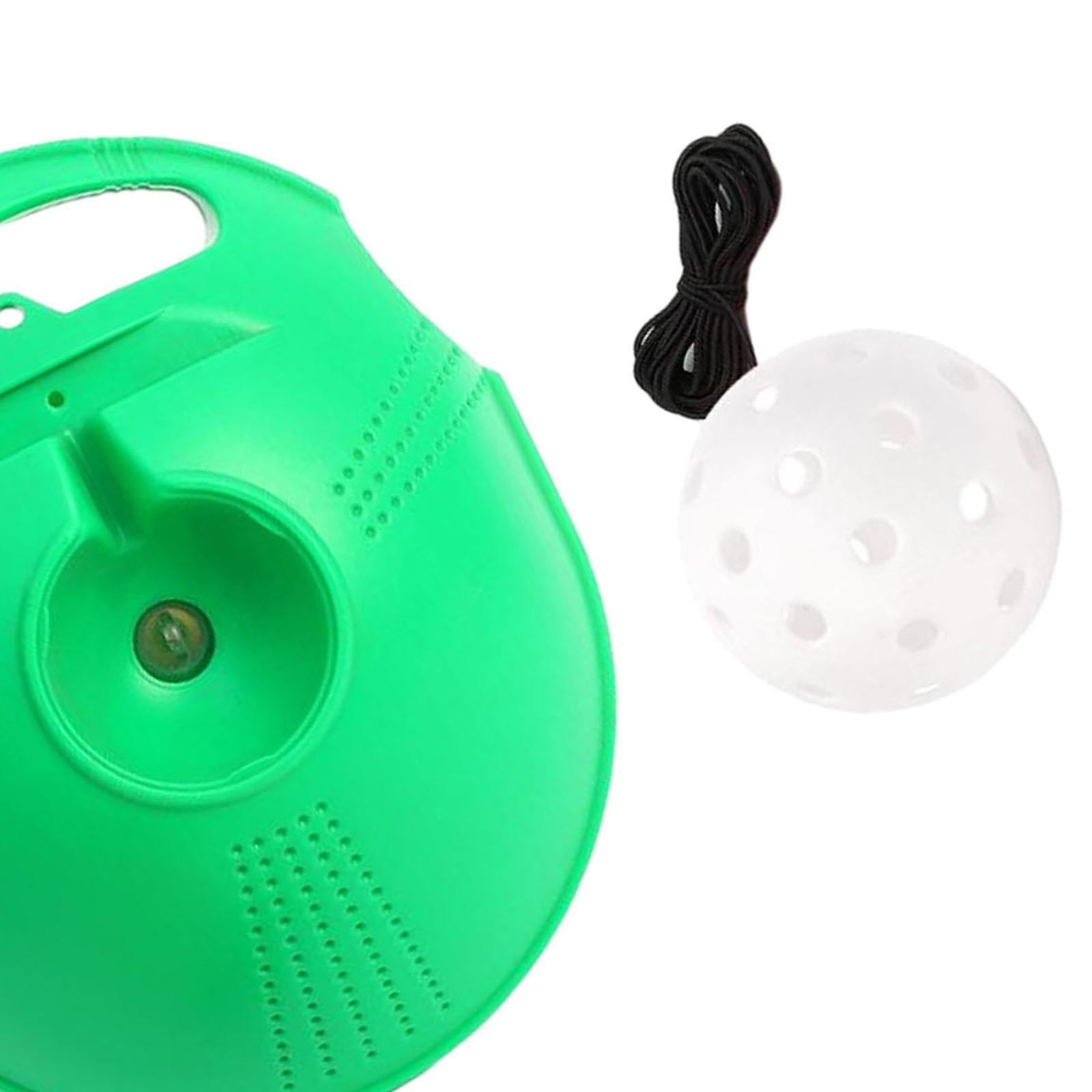 Pickleball Trainer with Pickleball Ball Cord Indoor Solo Pickleball Training white