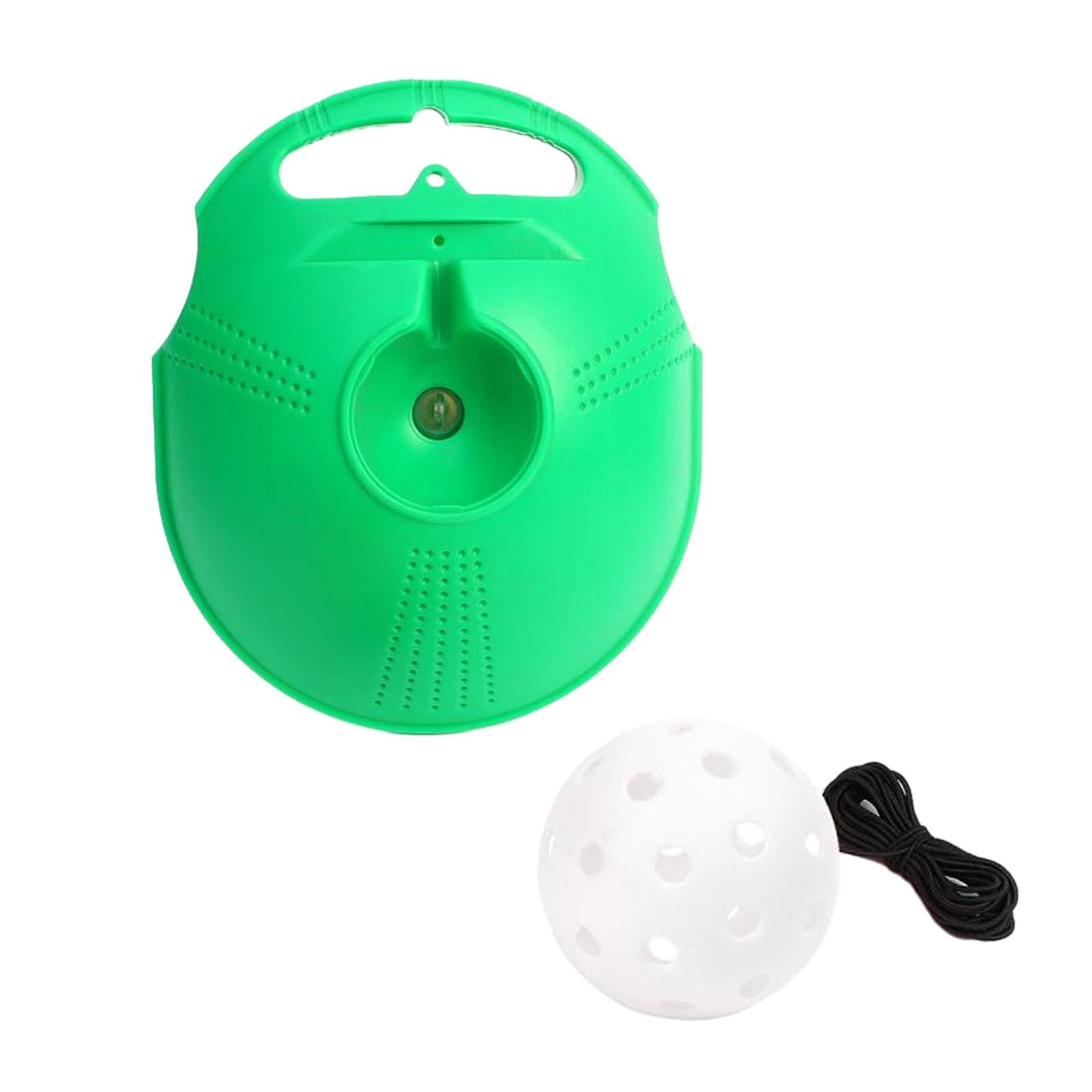 Pickleball Trainer with Pickleball Ball Cord Indoor Solo Pickleball Training white