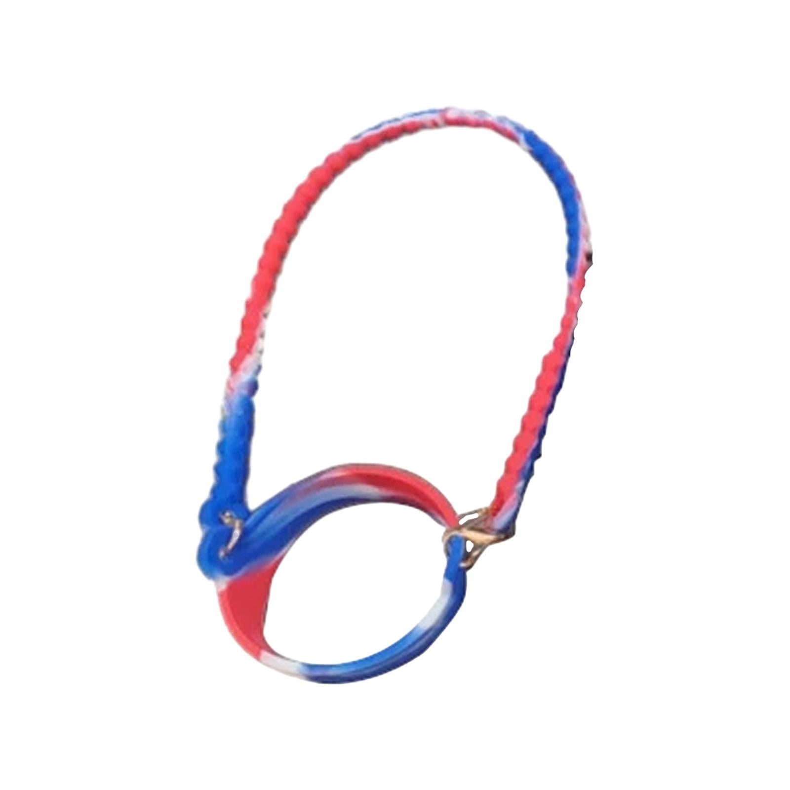 Water Bottle Handle Strap Soft Durable Silicone Water Bottle Carrying Handle Red Blue