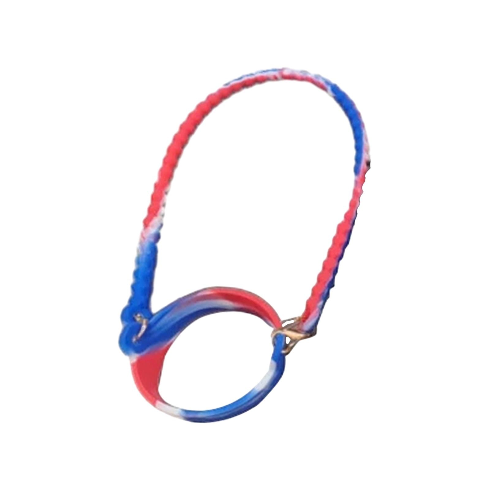Water Bottle Handle Strap Soft Durable Silicone Water Bottle Carrying Handle Red Blue