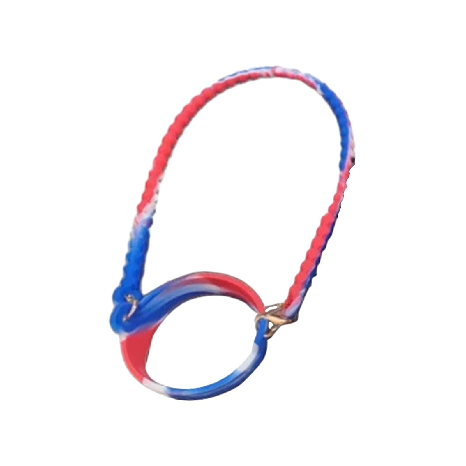 Water Bottle Handle Strap Soft Durable Silicone Water Bottle Carrying Handle Red Blue
