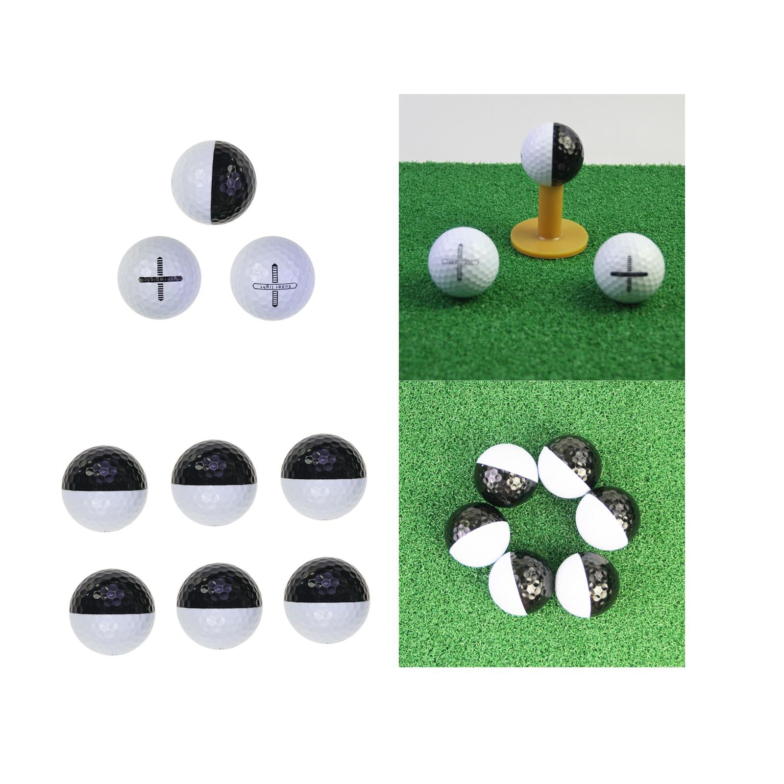 Golf Putting Balls Improve Accuracy Golf Practice for Office Backyard Indoor 3 Balls of 3 Types