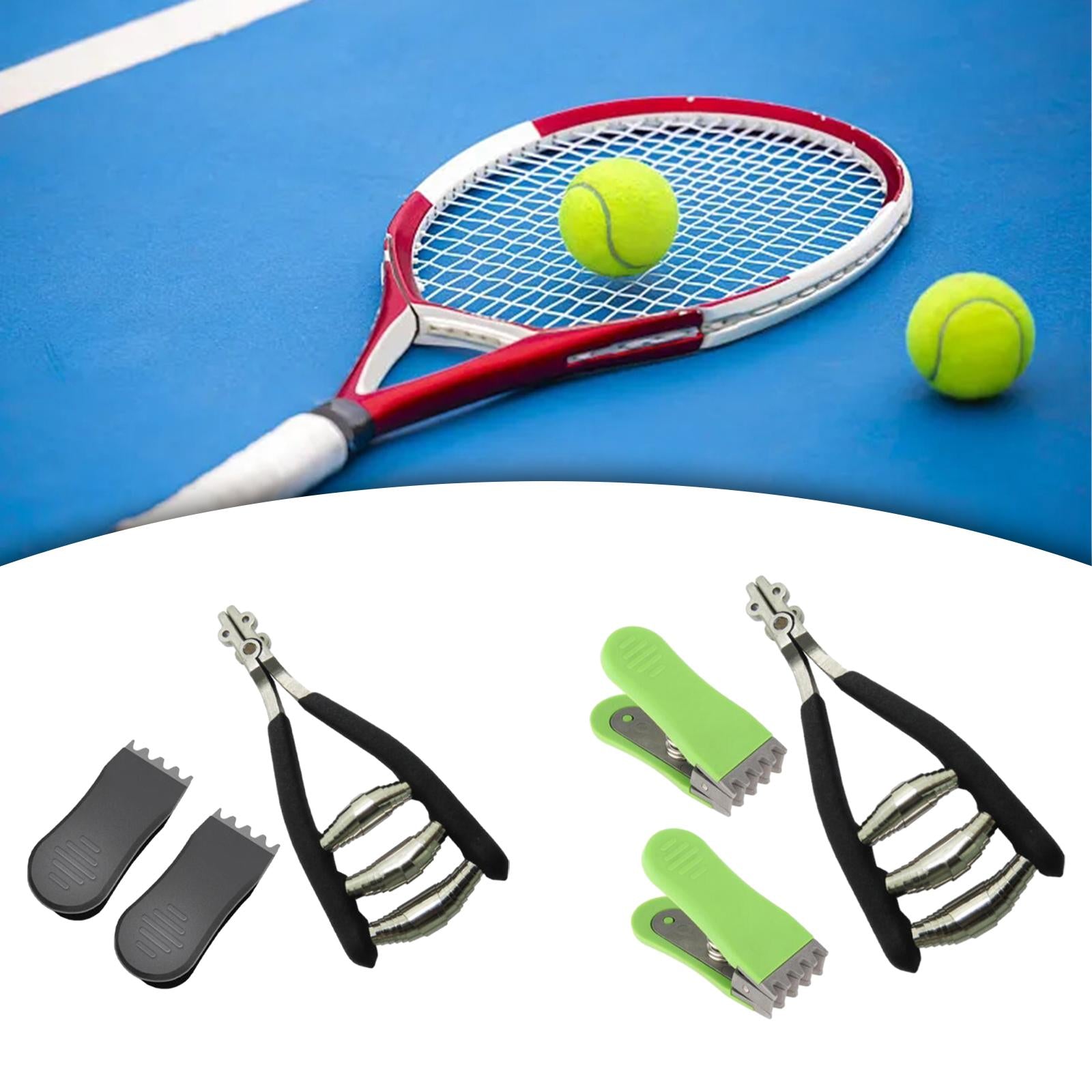 Sports Starting Clamp Badminton Stringing Clamp for Racquet Badminton Racket black