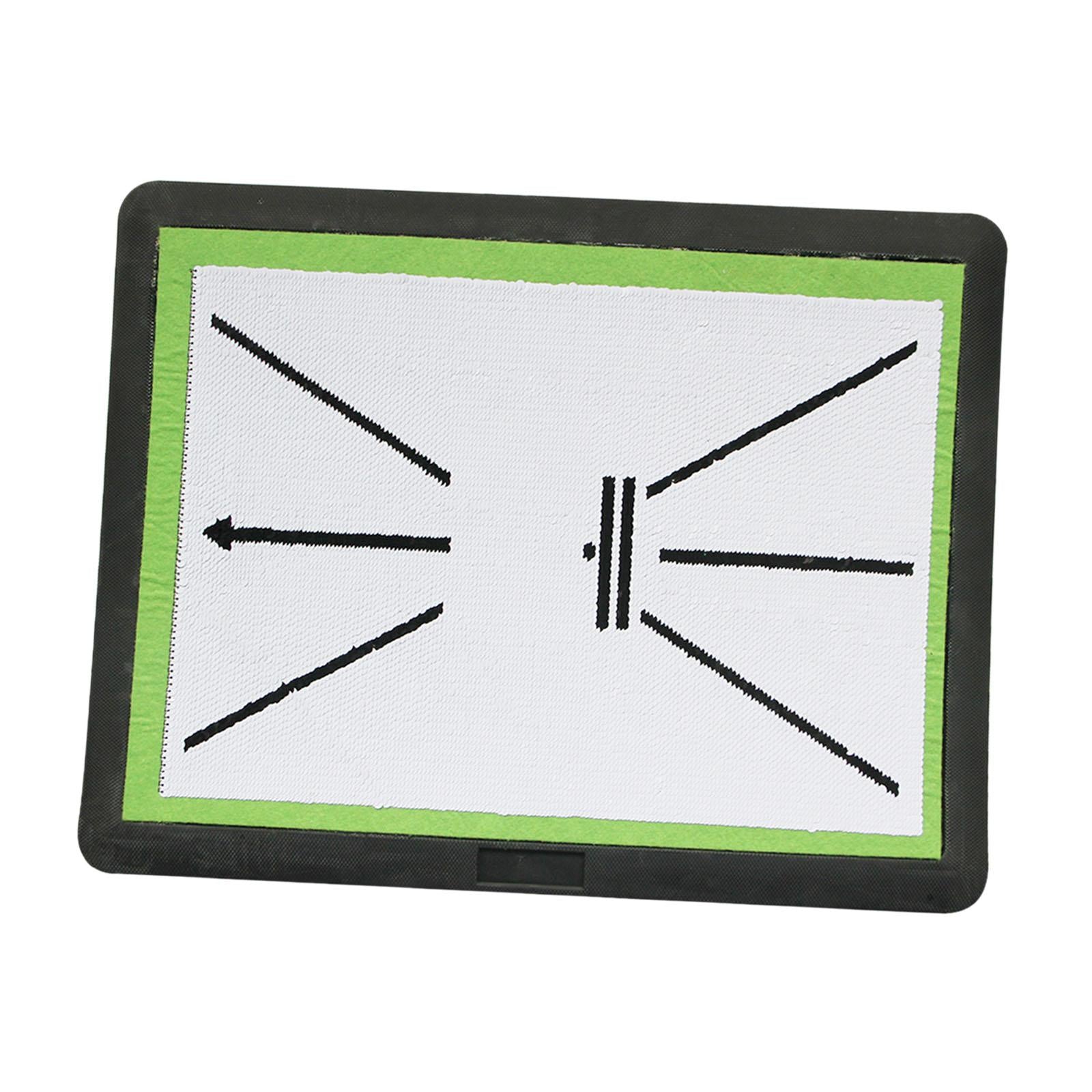 Golf Hitting Mat Golf Training Mat for Swing Path for Office Outdoor Indoor fish scales