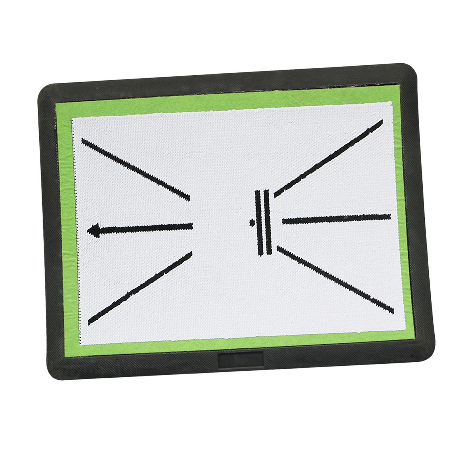Golf Hitting Mat Golf Training Mat for Swing Path for Office Outdoor Indoor fish scales