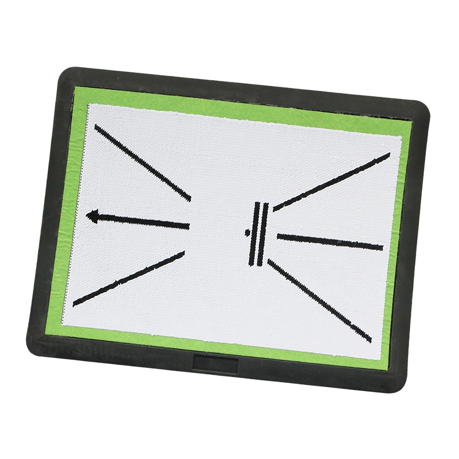 Golf Hitting Mat Golf Training Mat for Swing Path for Office Outdoor Indoor fish scales