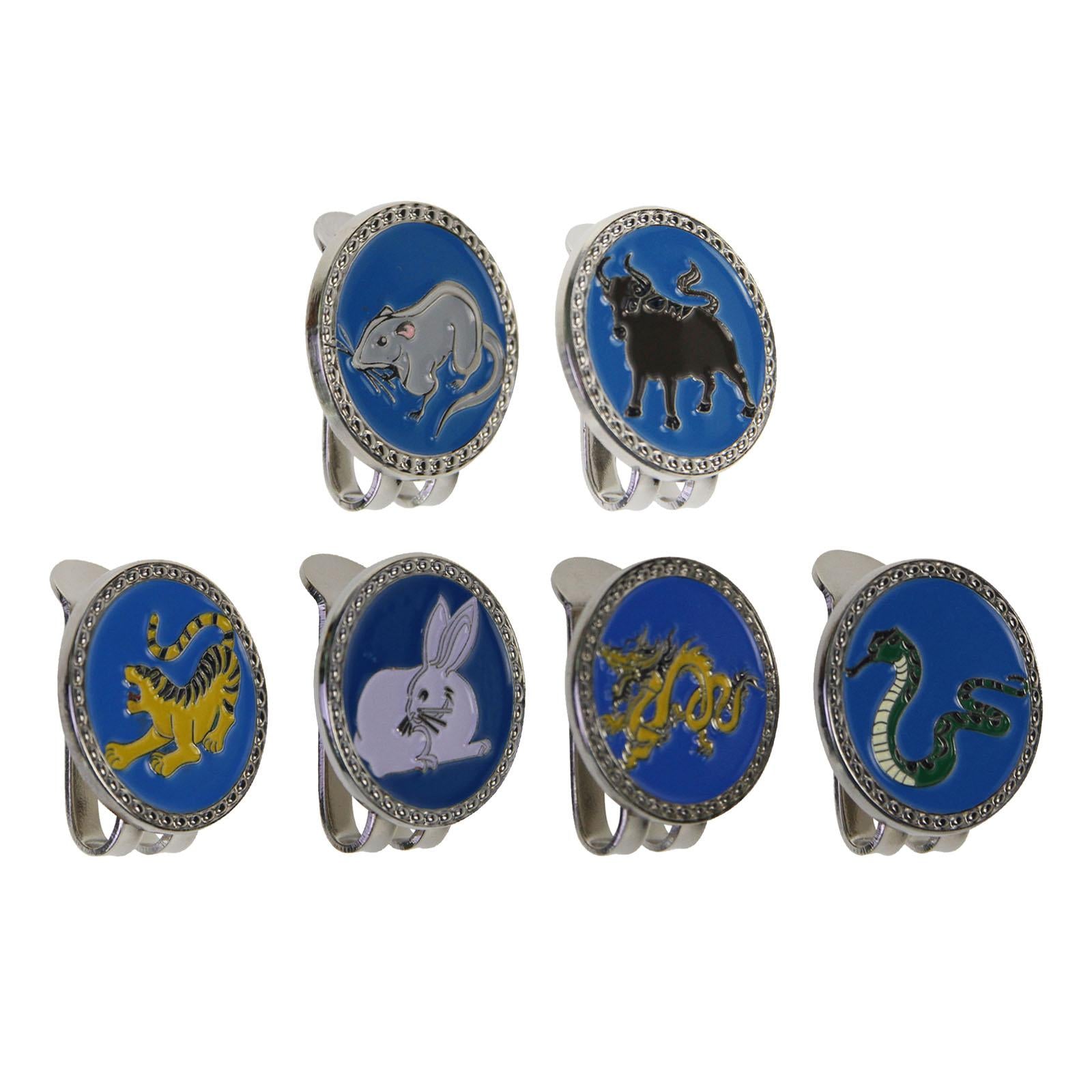 Golf Ball Marker Hat Clip Novelty Magnetic Ball Marker Golf Ball Mark Tool Mouse