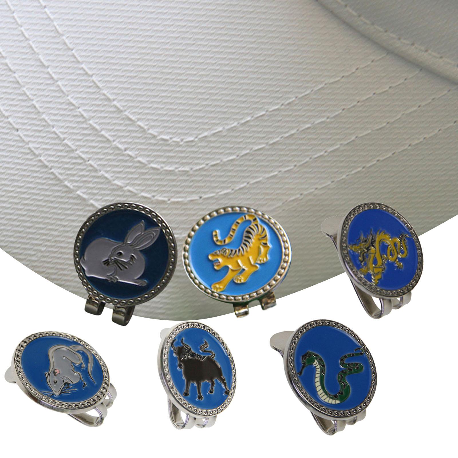 Golf Ball Marker Hat Clip Novelty Magnetic Ball Marker Golf Ball Mark Tool Mouse