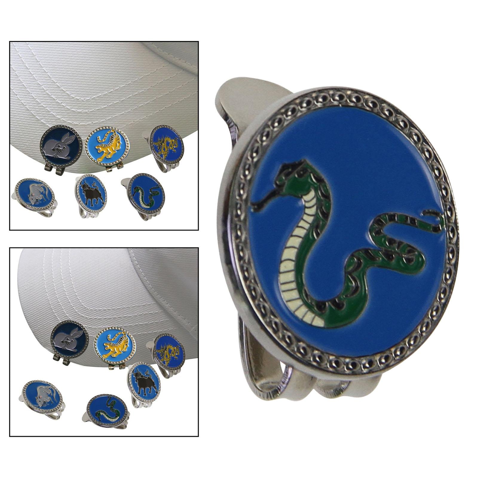 Golf Ball Marker Hat Clip Novelty Magnetic Ball Marker Golf Ball Mark Tool Snake