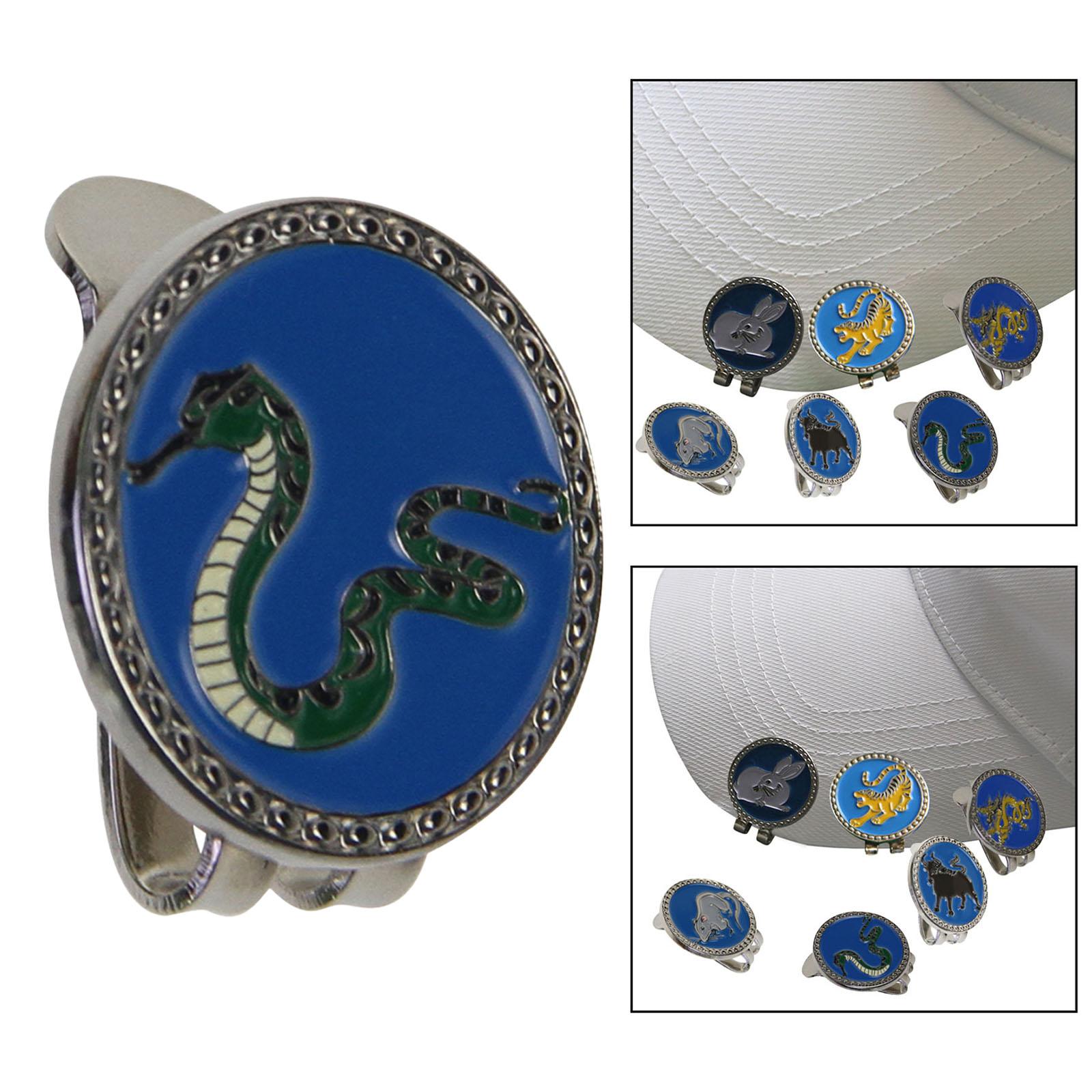 Golf Ball Marker Hat Clip Novelty Magnetic Ball Marker Golf Ball Mark Tool Snake