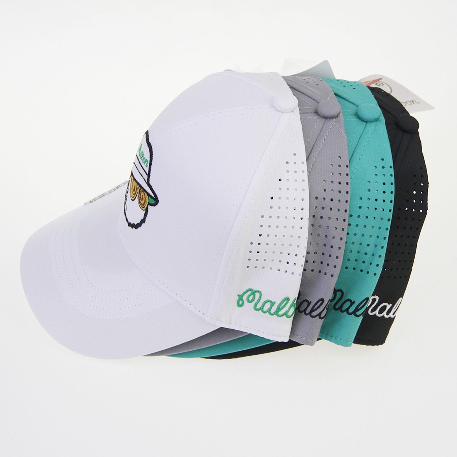 Golf Hat Breathable Adjustable Men Women Golf Cap for Fishing Camping Casual White