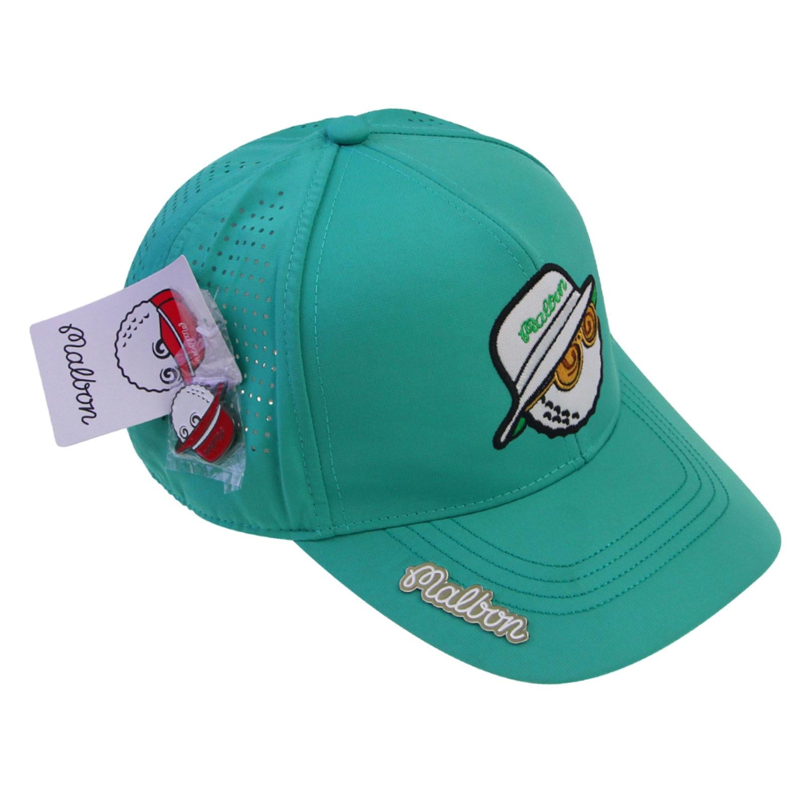 Golf Hat Breathable Adjustable Men Women Golf Cap for Fishing Camping Casual Green