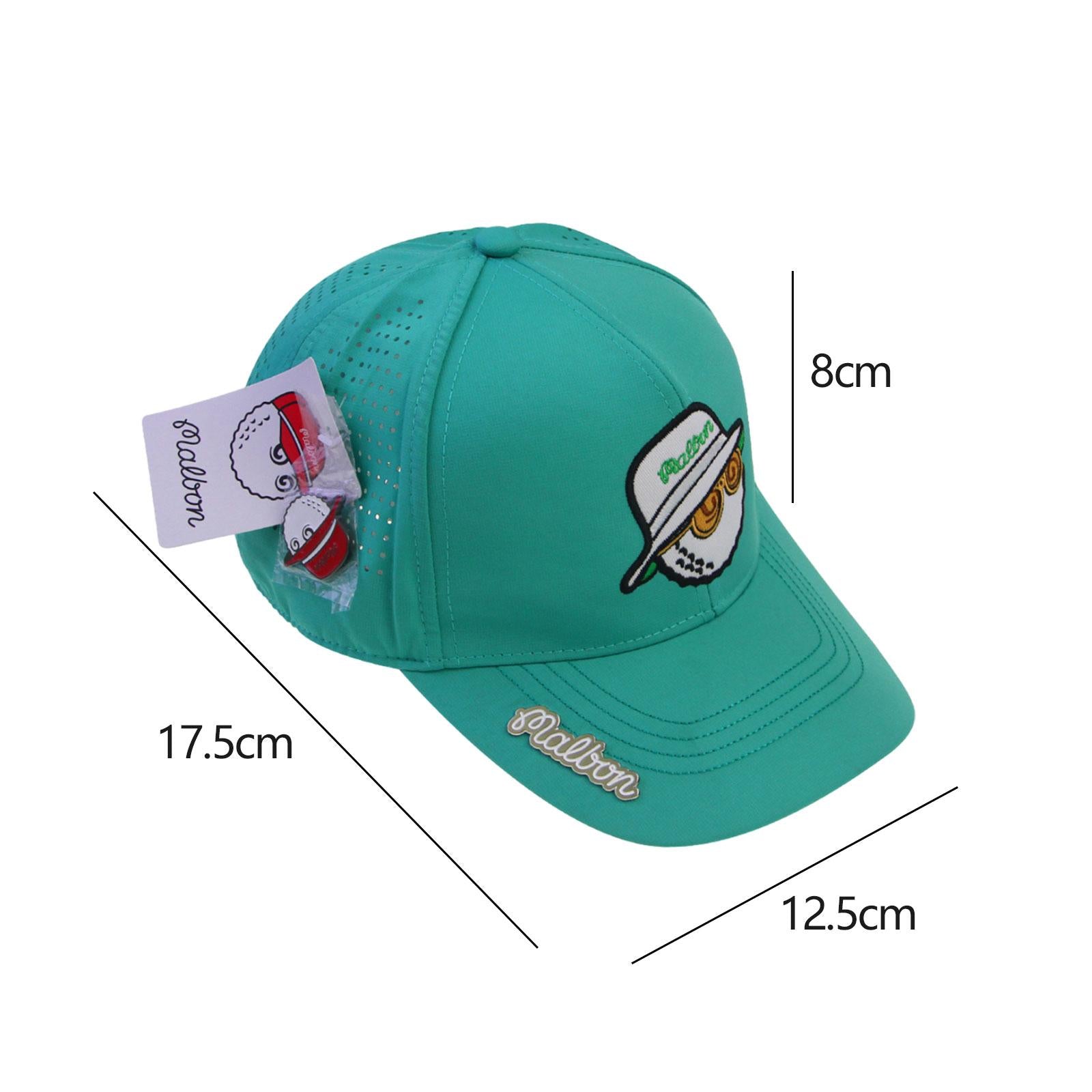 Golf Hat Breathable Adjustable Men Women Golf Cap for Fishing Camping Casual Green
