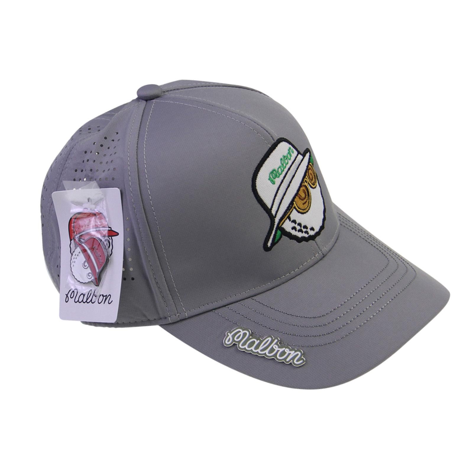 Golf Hat Breathable Adjustable Men Women Golf Cap for Fishing Camping Casual Gray