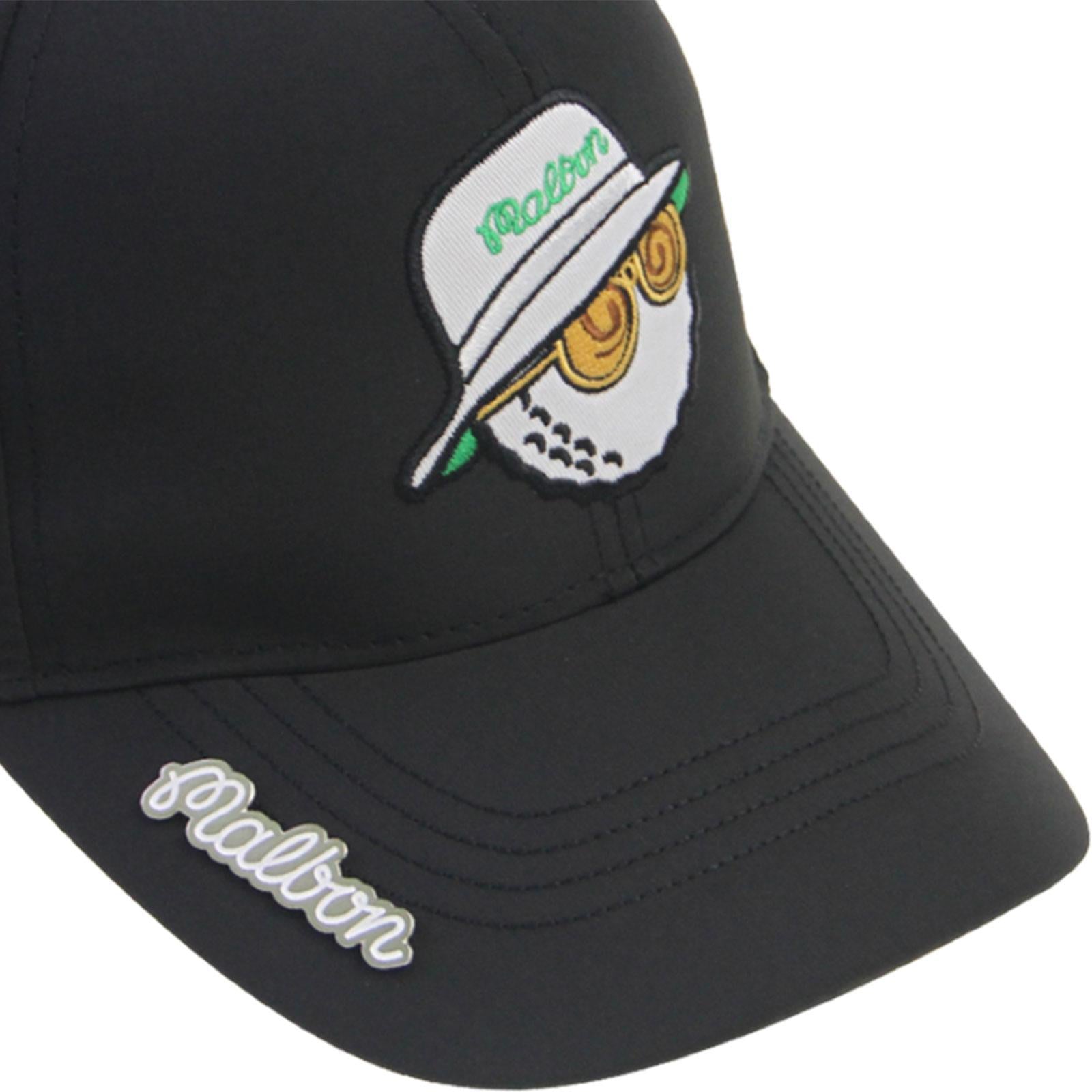 Golf Hat Breathable Adjustable Men Women Golf Cap for Fishing Camping Casual Black