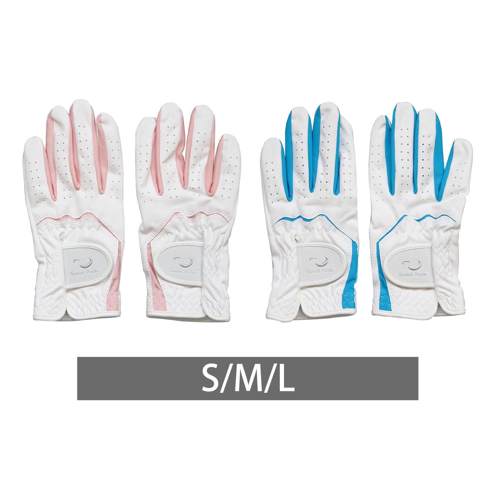 Children's Golf Gloves Soft Golf Accessories for Fishing Bike Cycling Riding pink S