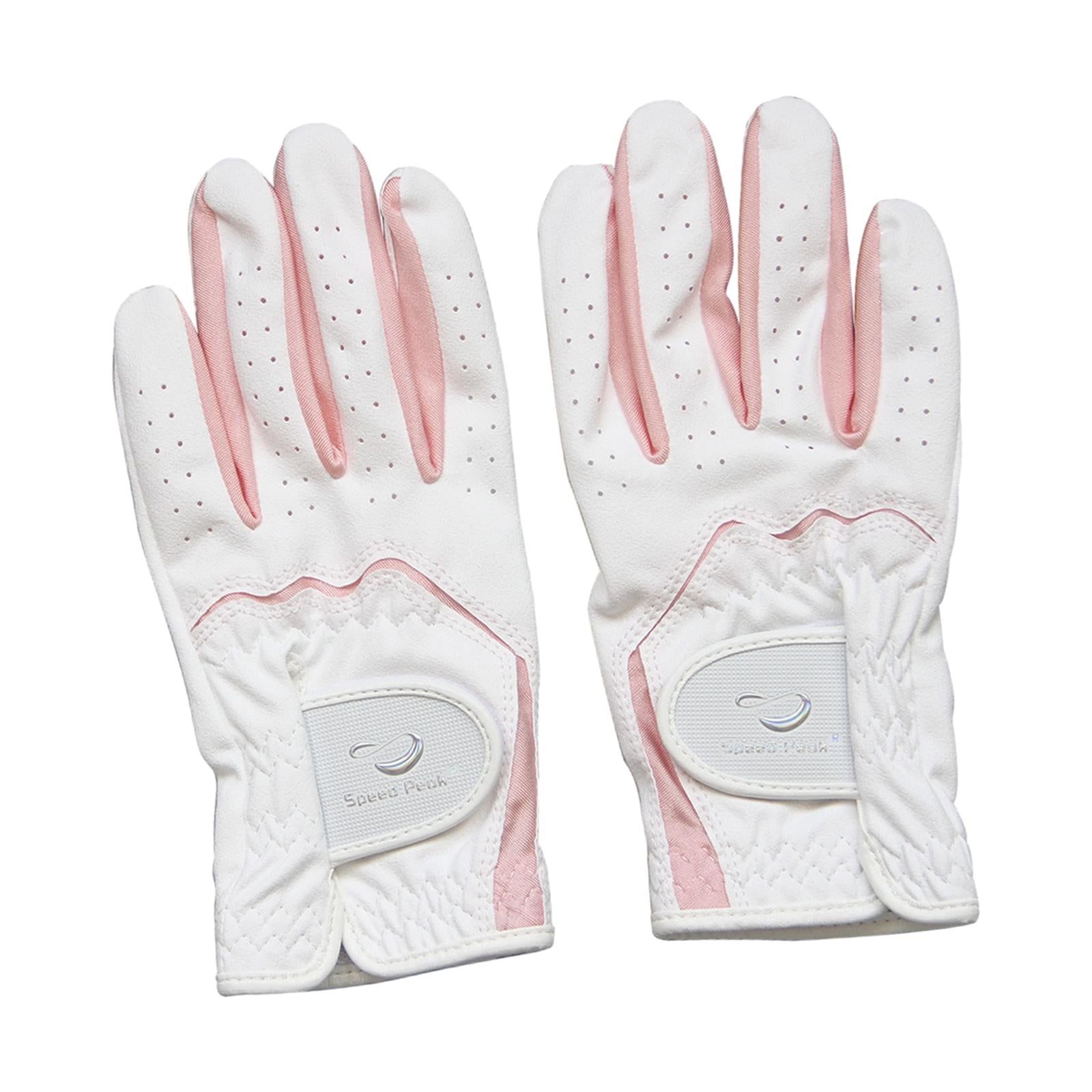 Children's Golf Gloves Soft Golf Accessories for Fishing Bike Cycling Riding pink L