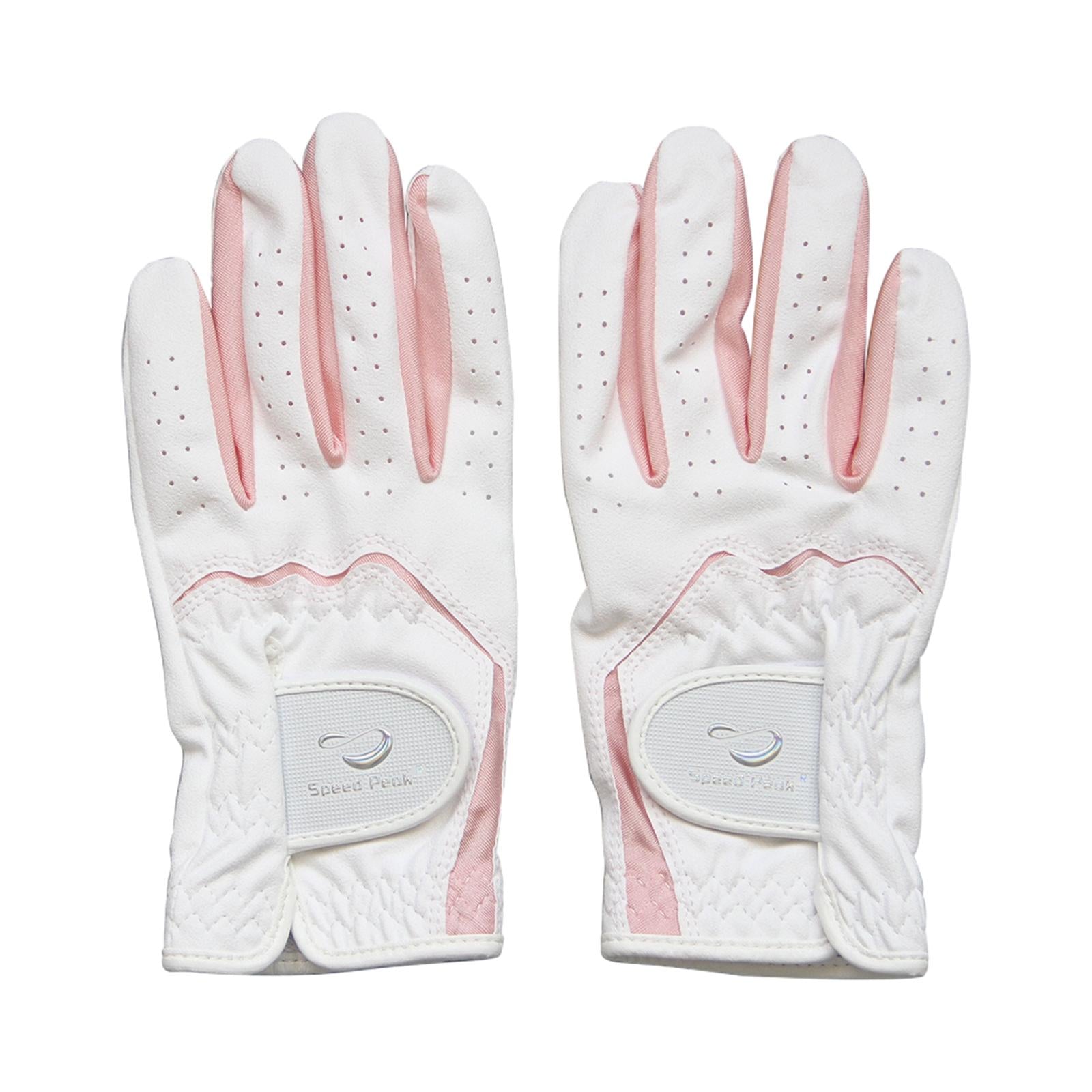 Children's Golf Gloves Soft Golf Accessories for Fishing Bike Cycling Riding pink L